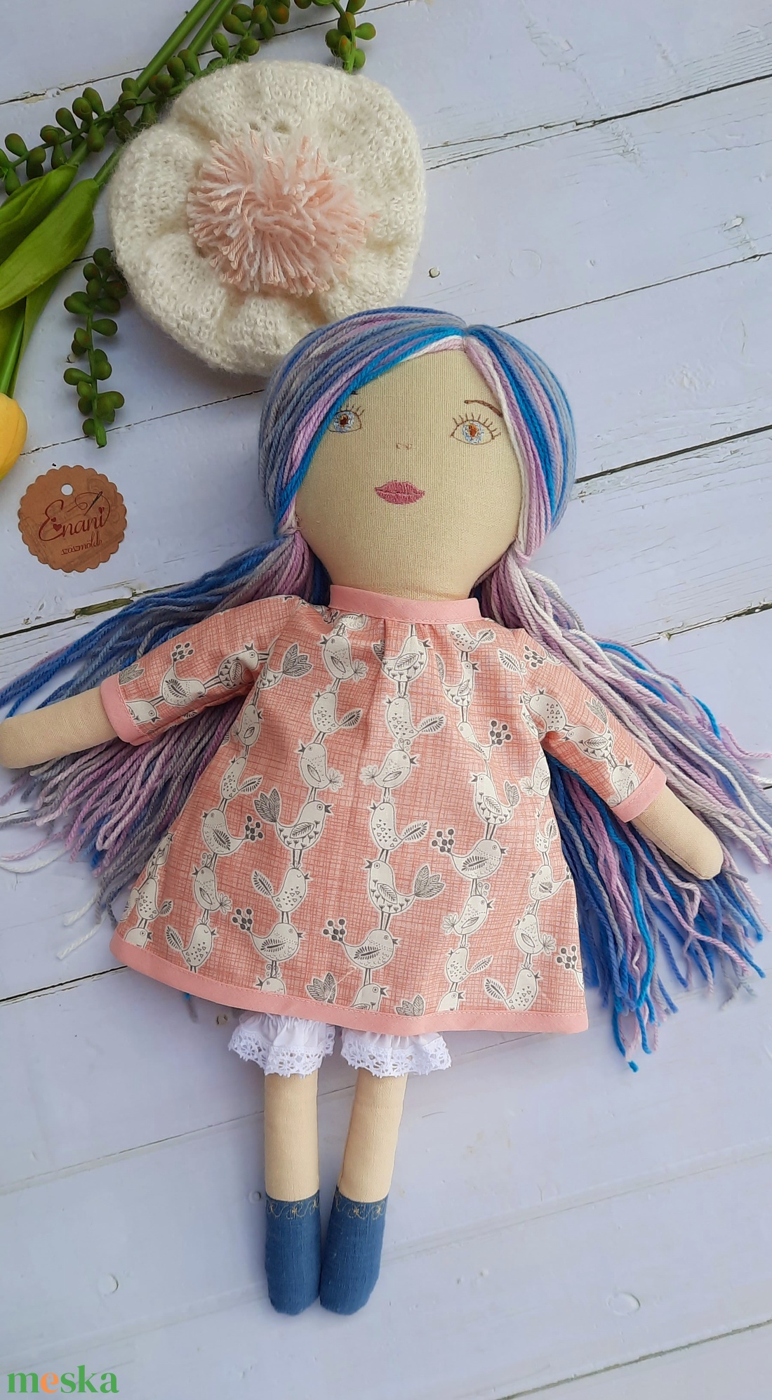 Baba,Textil baba, Játékbaba, fonal hajú Fanni baba - játék & sport - baba & babaház - öltöztethető baba - Meska.hu Baba,Textil baba, Játékbaba, fonal hajú Fanni baba - játék & sport - baba & babaház - öltöztethető baba - Meska.hu