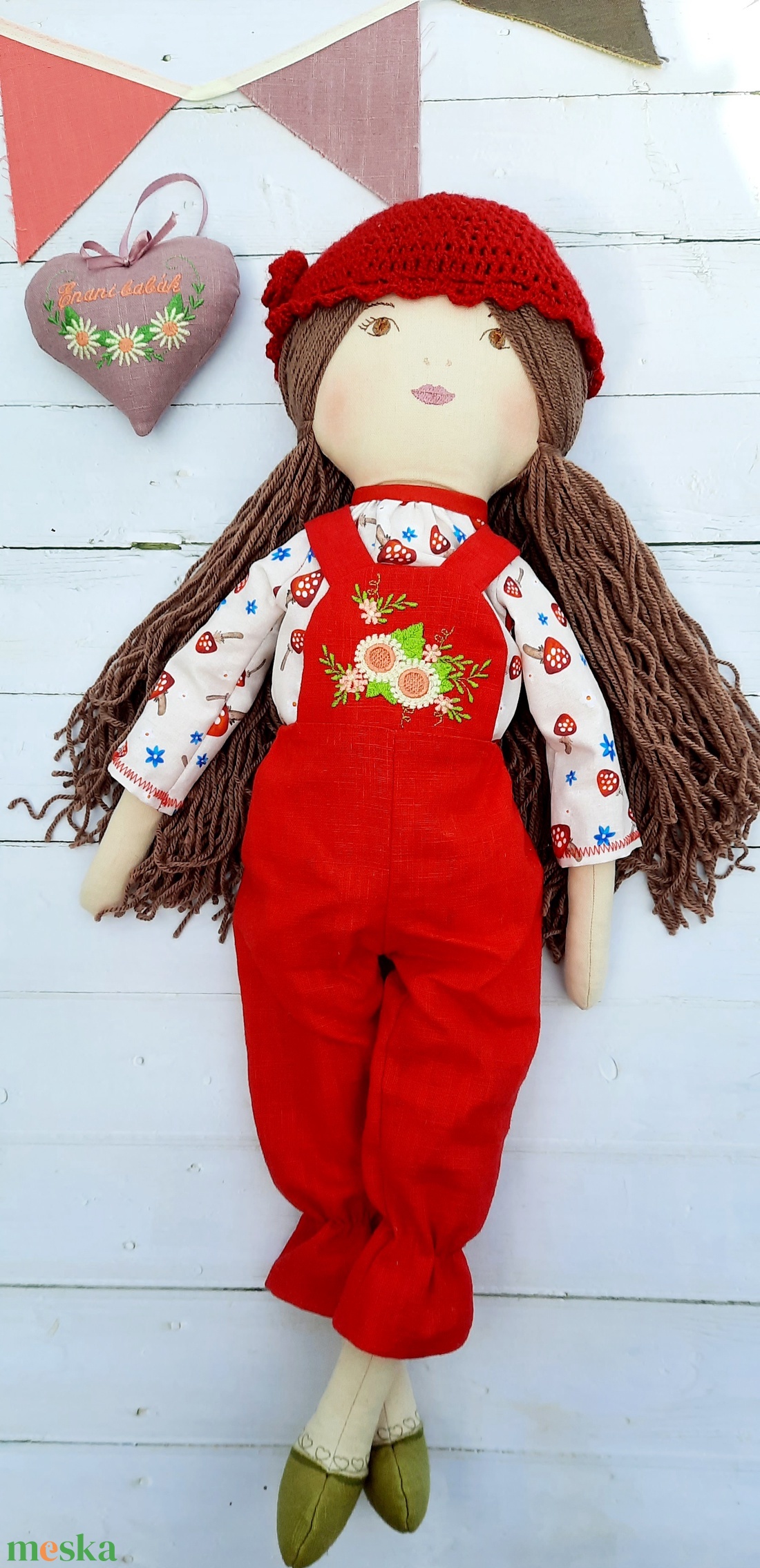 Baba,Textil baba, Enani Piroska baba, 65cm-es XL-es Játékbaba, Rongybaba, Hajas baba - játék & sport - baba & babaház - öltöztethető baba - Meska.hu Baba,Textil baba, Enani Piroska baba, 65cm-es XL-es Játékbaba, Rongybaba, Hajas baba - játék & sport - baba & babaház - öltöztethető baba - Meska.hu
