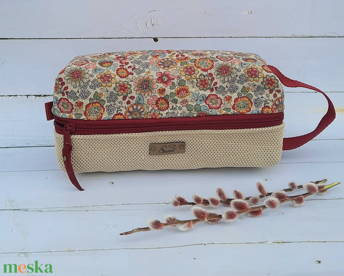 Neszeszer, Utazó neszeszer piperetáska - táska & tok - neszesszer - Meska.hu