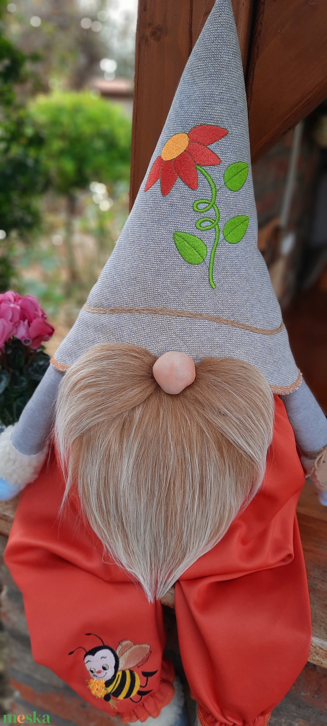 KÉSZLETEN!!Enani óriás manó, 100cm-es textil manó,  - otthon & életmód - dekoráció - manók - Meska.hu