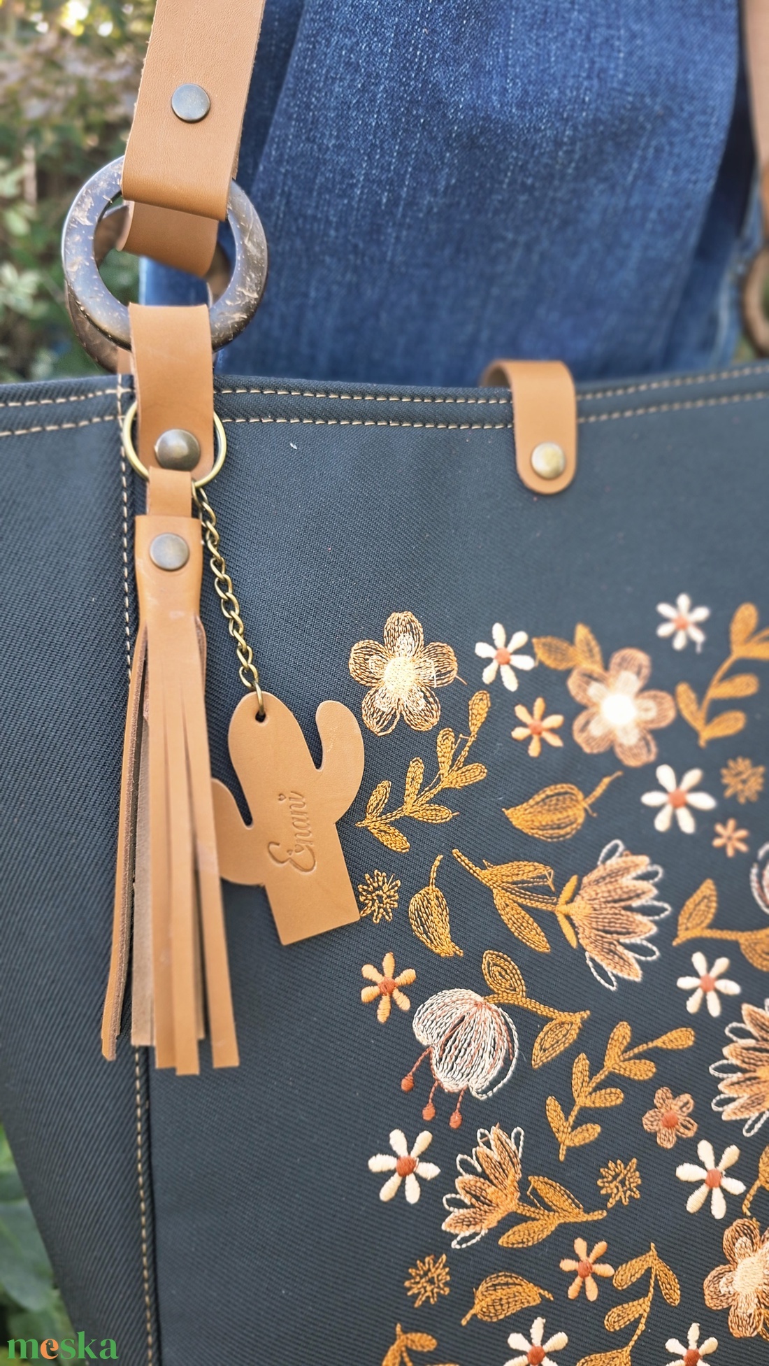 Táska.Enani shopper - táska & tok - kézitáska & válltáska - vállon átvethető táska - Meska.hu