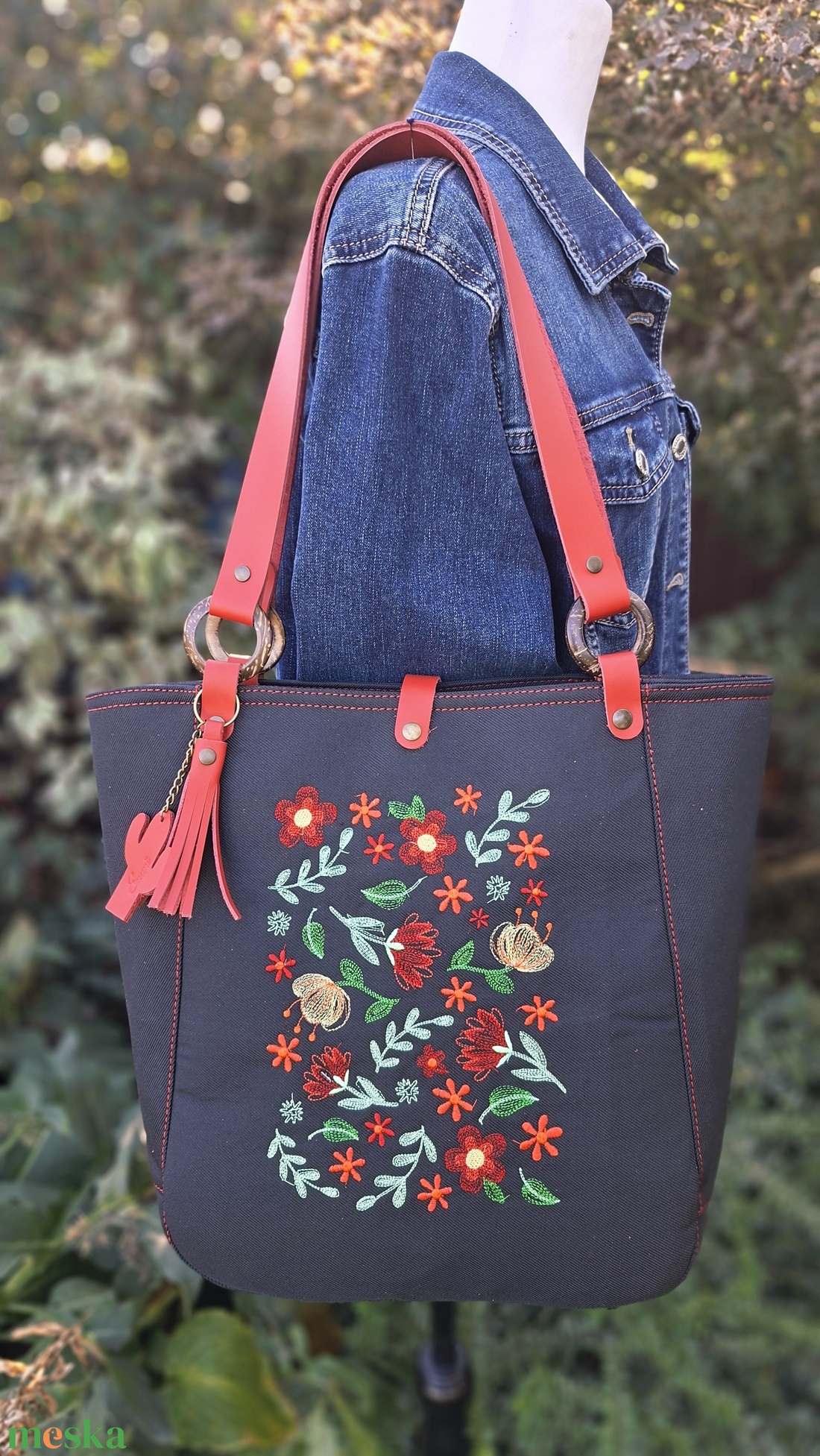 Táska.Enani shopper - táska & tok - kézitáska & válltáska - vállon átvethető táska - Meska.hu