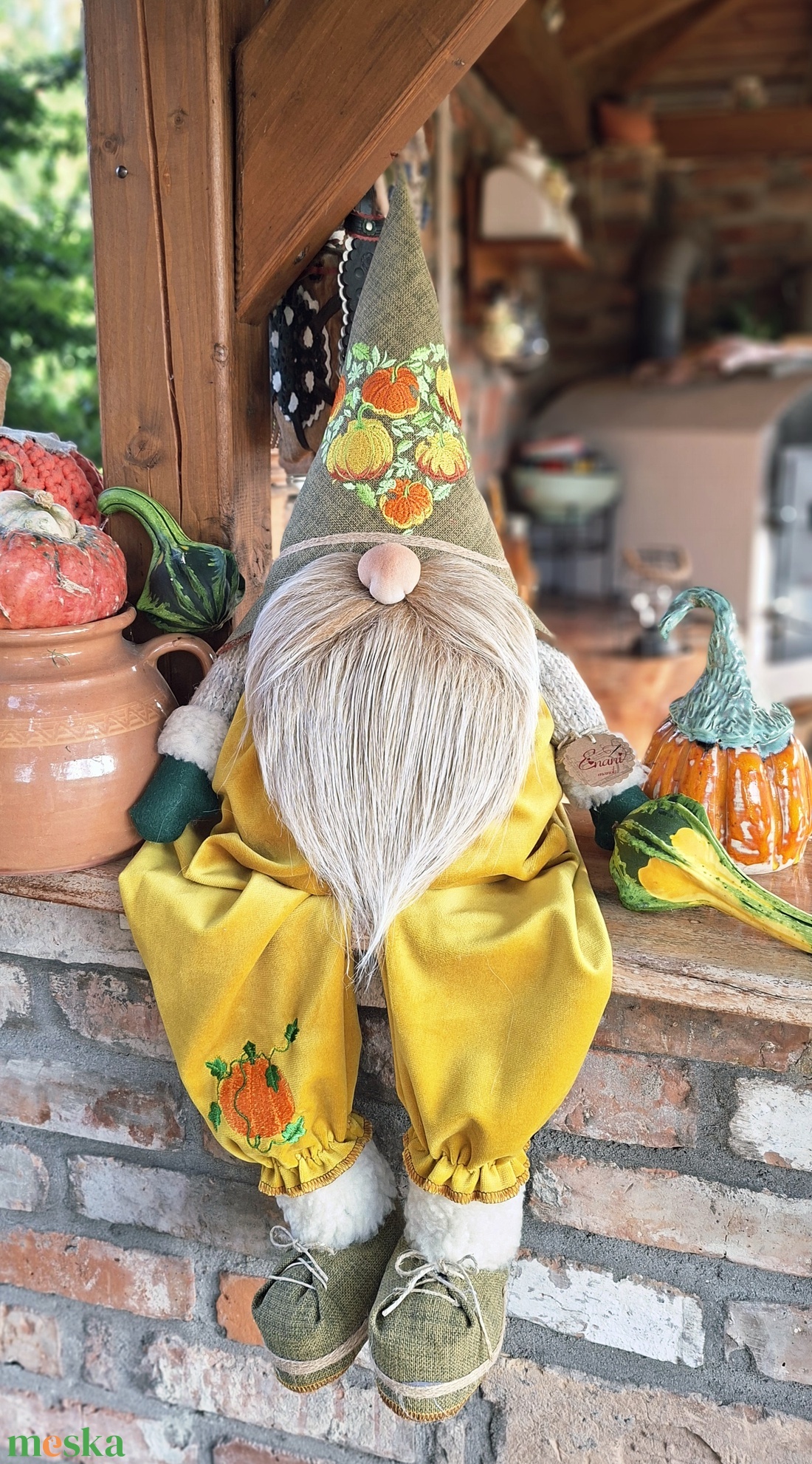 Enani manó ,őszi tökös manó, textil manó, - otthon & életmód - dekoráció - manók - Meska.hu Enani manó ,őszi tökös manó, textil manó, - otthon & életmód - dekoráció - manók - Meska.hu