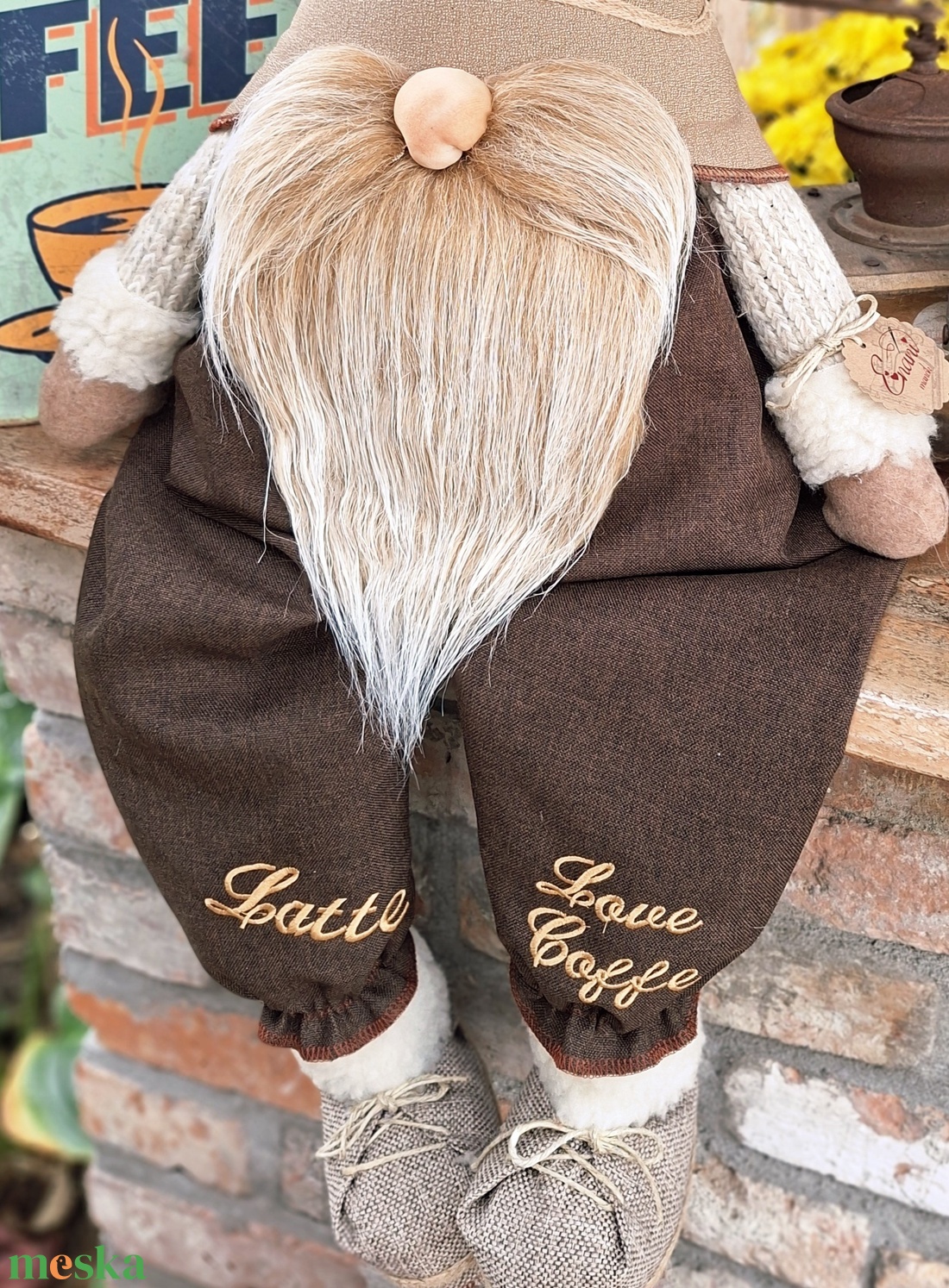 Enani manó ,óriás kávé manó, textil manó, - otthon & életmód - dekoráció - manók - Meska.hu Enani manó ,óriás kávé manó, textil manó, - otthon & életmód - dekoráció - manók - Meska.hu