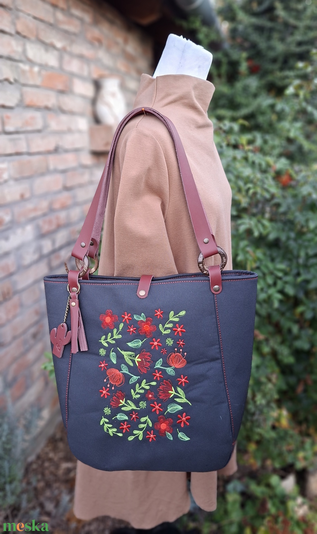 Táska.Enani shopper - táska & tok - kézitáska & válltáska - vállon átvethető táska - Meska.hu