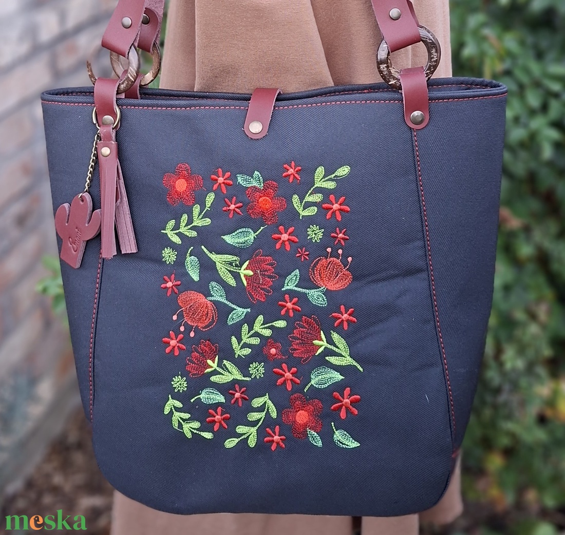 Táska.Enani shopper - táska & tok - kézitáska & válltáska - vállon átvethető táska - Meska.hu