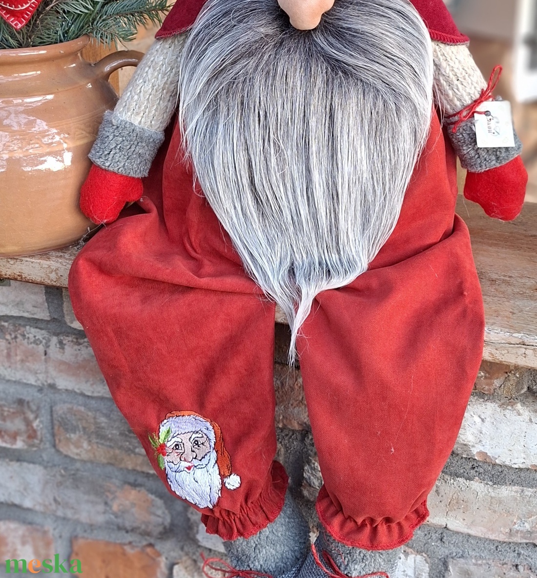 Enani manó ,advent váró óriás manó - otthon & életmód - dekoráció - manók - Meska.hu