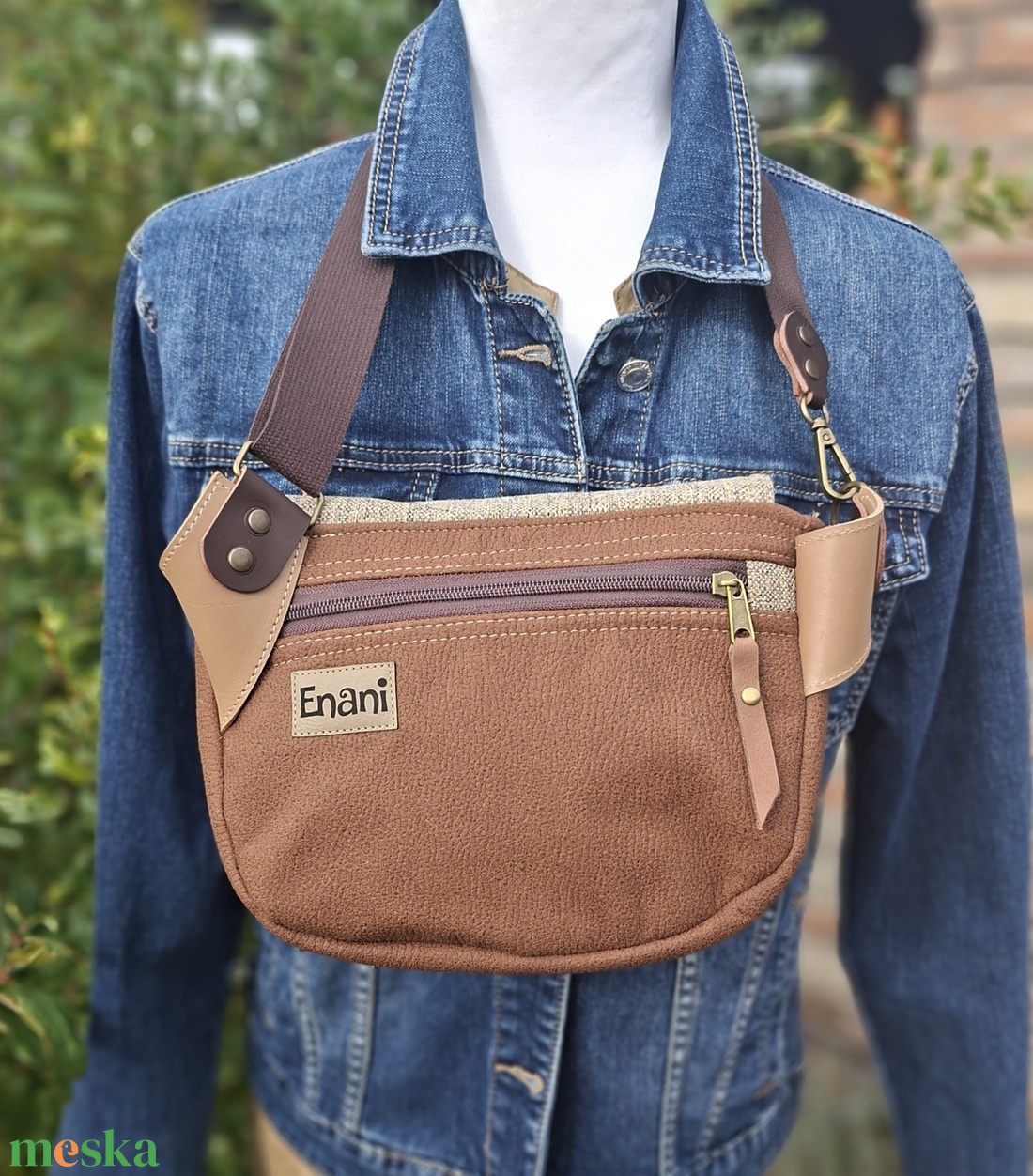 Testhezálló Enani táska - táska & tok - kézitáska & válltáska - vállon átvethető táska - Meska.hu