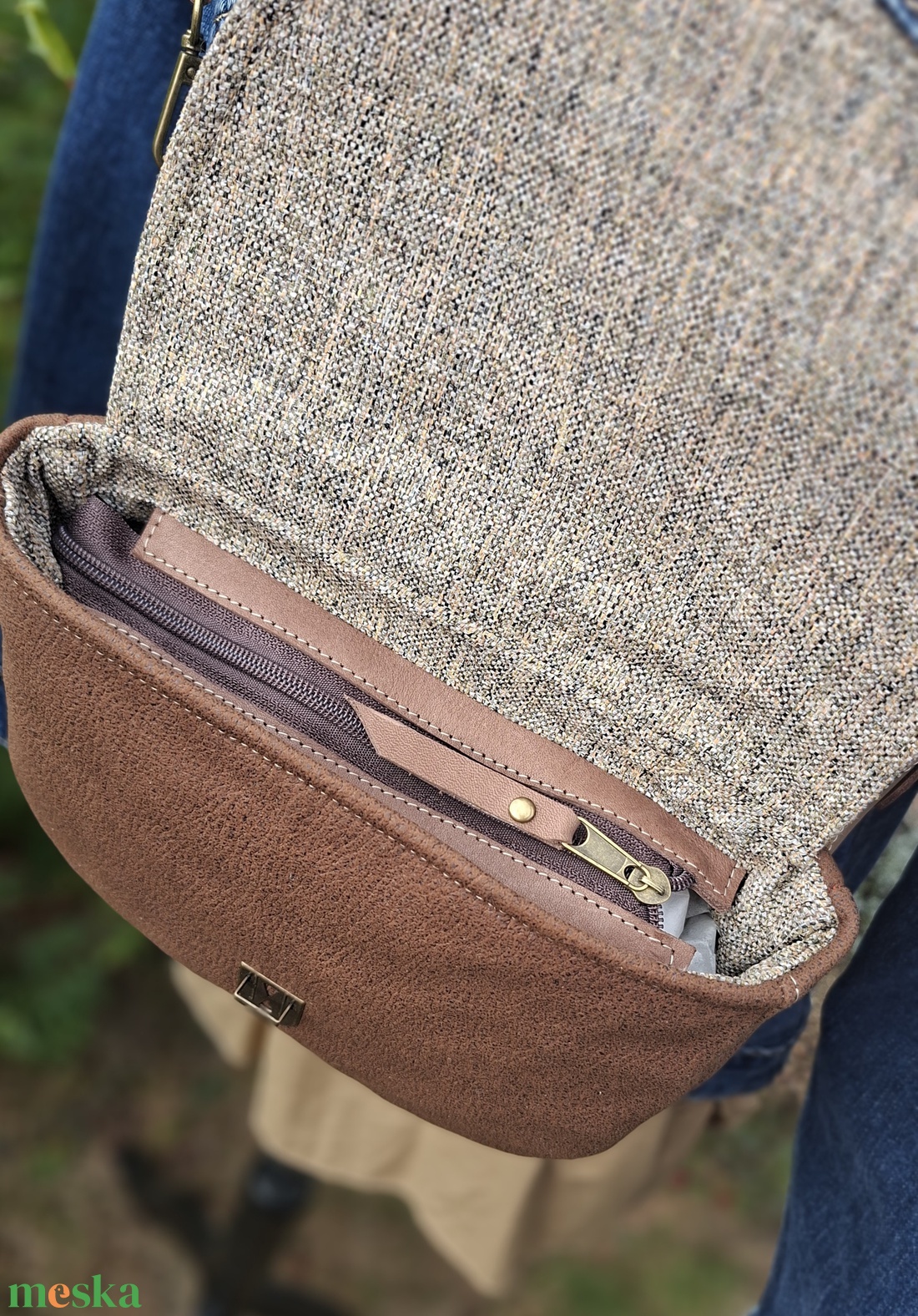 Testhezálló Enani táska - táska & tok - kézitáska & válltáska - vállon átvethető táska - Meska.hu