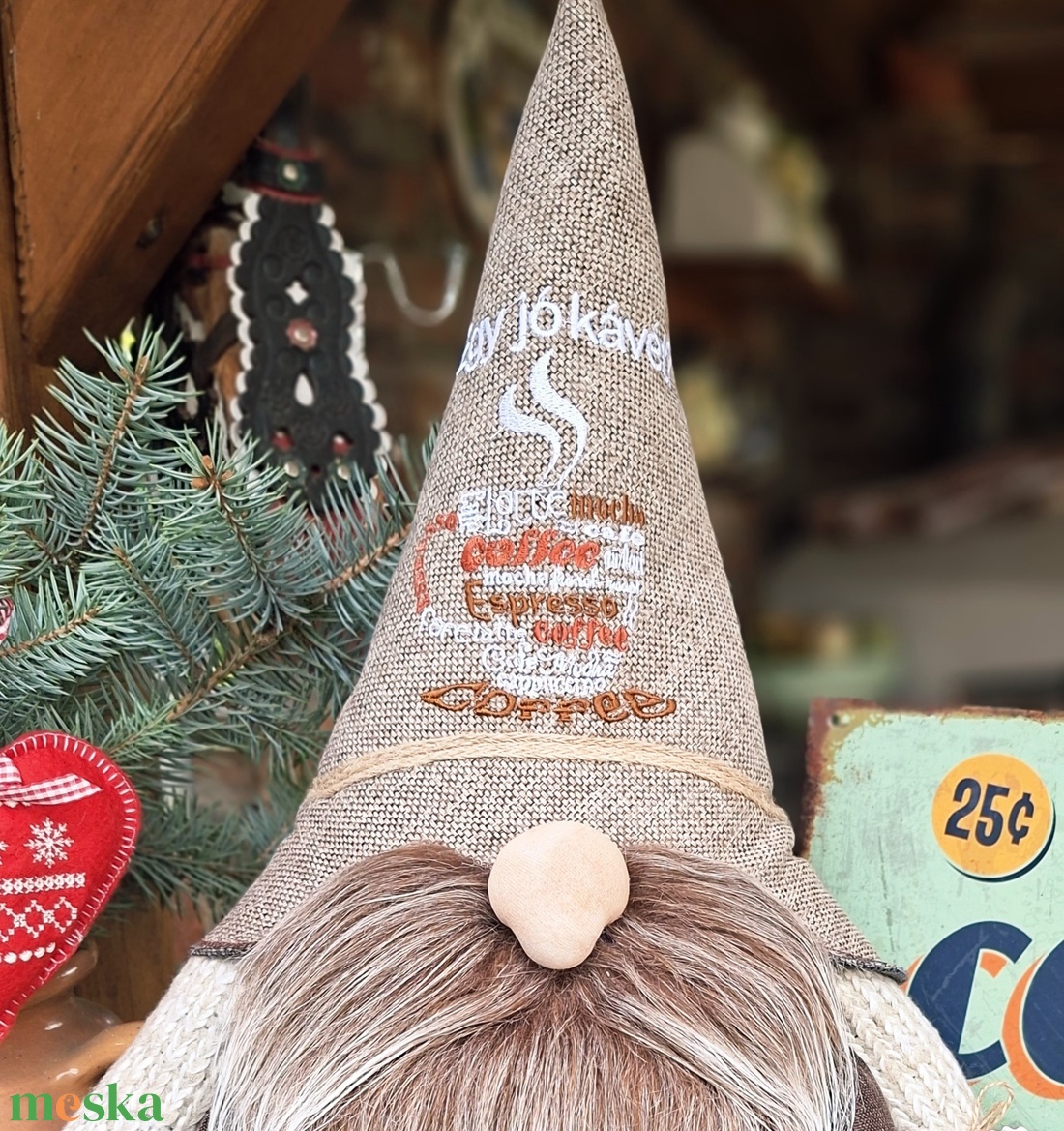 Enani manó ,óriás kávé manó, textil manó,  - otthon & életmód - dekoráció - manók - Meska.hu