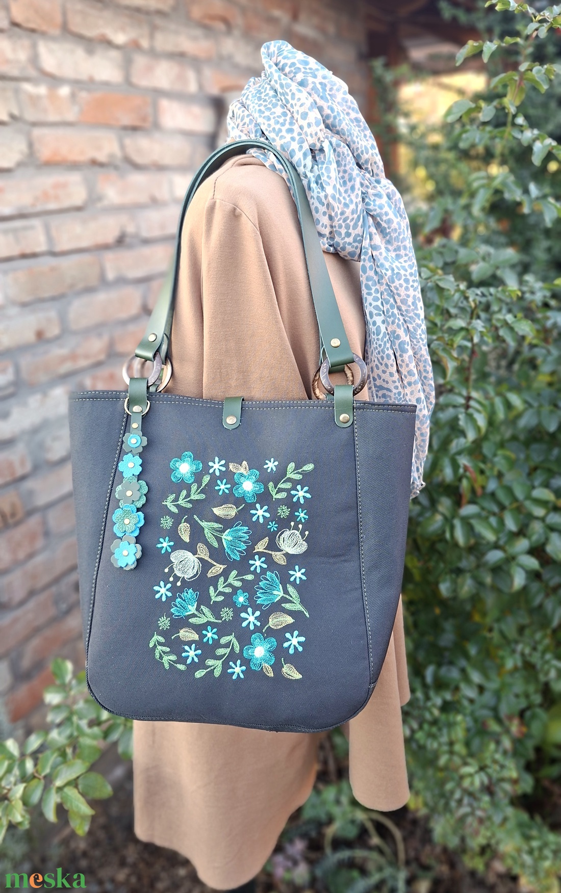 Táska.Enani shopper - táska & tok - kézitáska & válltáska - vállon átvethető táska - Meska.hu