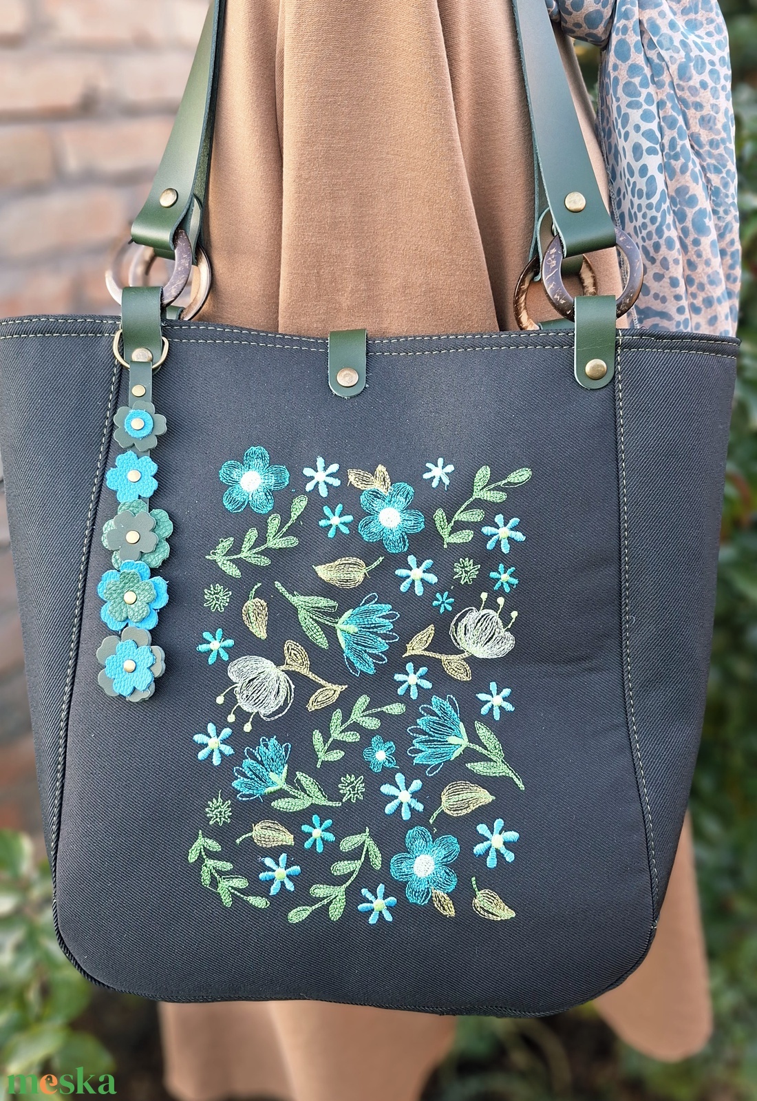 Táska.Enani shopper - táska & tok - kézitáska & válltáska - vállon átvethető táska - Meska.hu