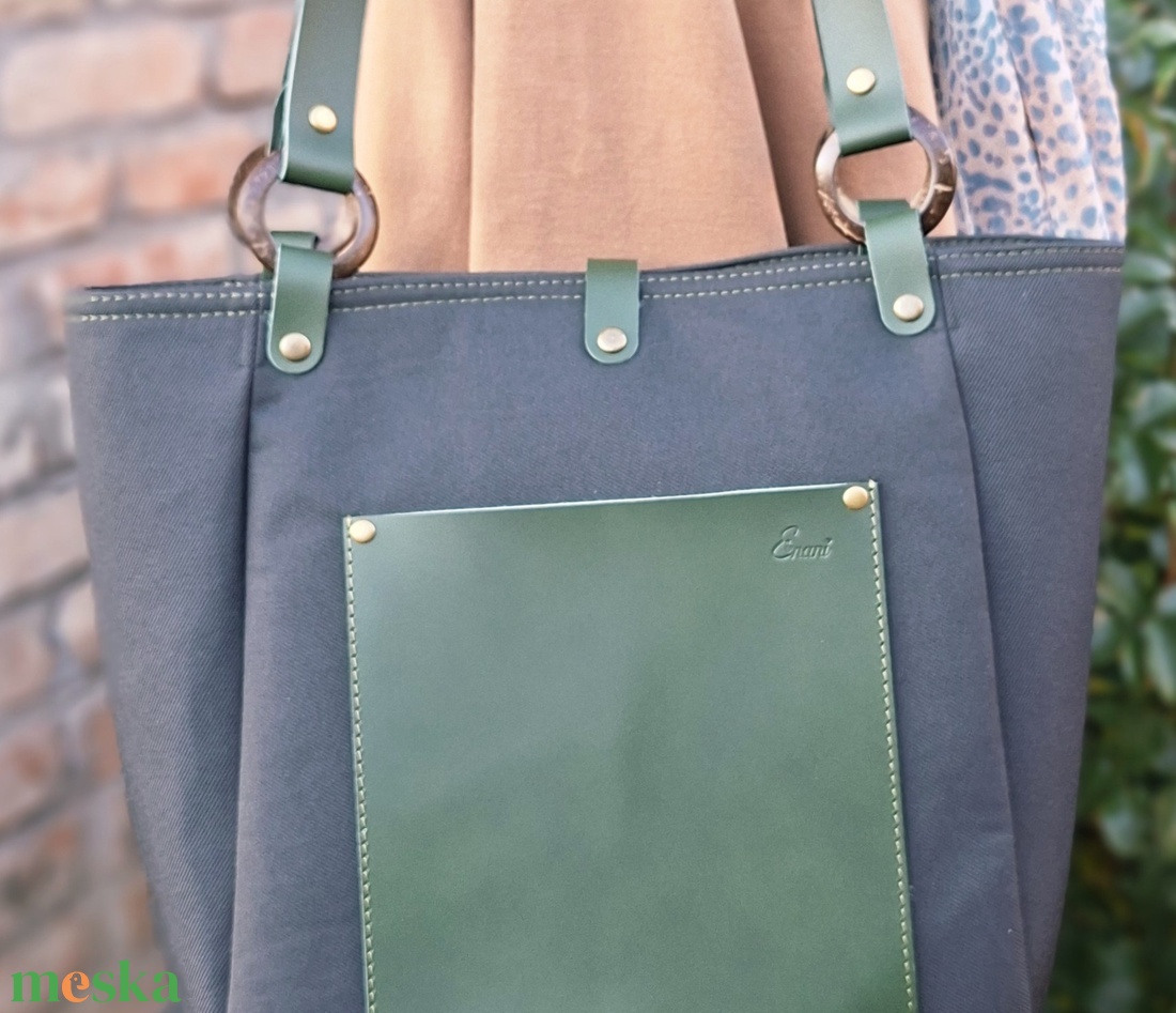Táska.Enani shopper - táska & tok - kézitáska & válltáska - vállon átvethető táska - Meska.hu