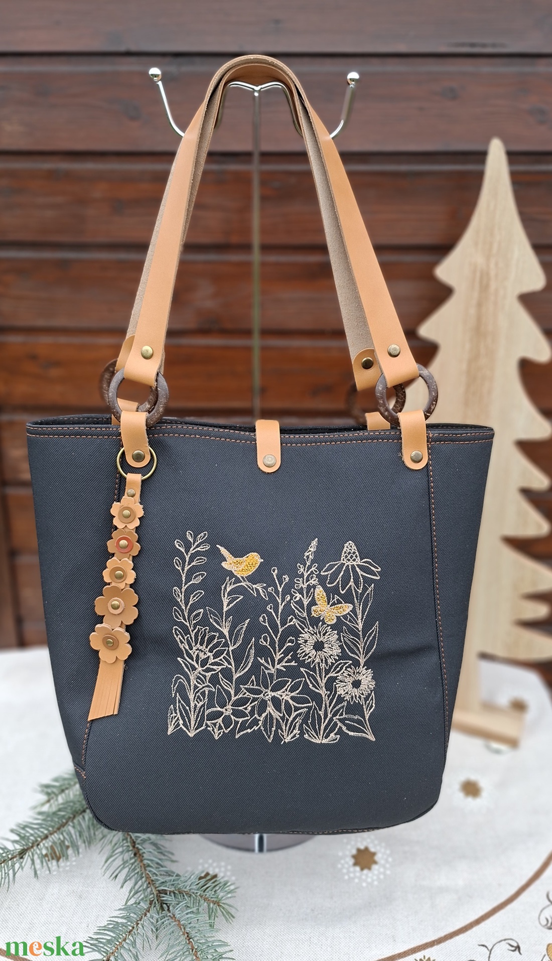 Táska.Enani shopper - táska & tok - kézitáska & válltáska - vállon átvethető táska - Meska.hu