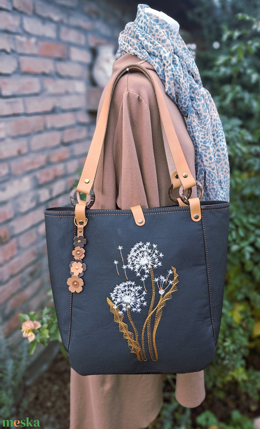 Táska.Enani shopper - táska & tok - kézitáska & válltáska - vállon átvethető táska - Meska.hu