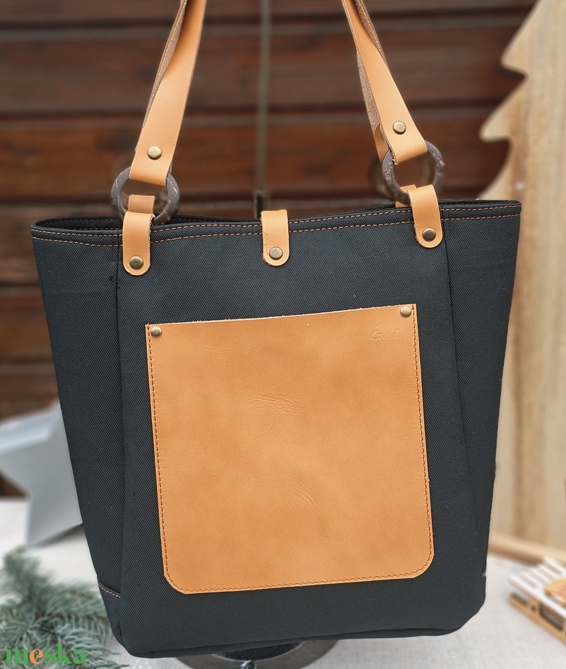 Táska.Enani shopper - táska & tok - kézitáska & válltáska - vállon átvethető táska - Meska.hu