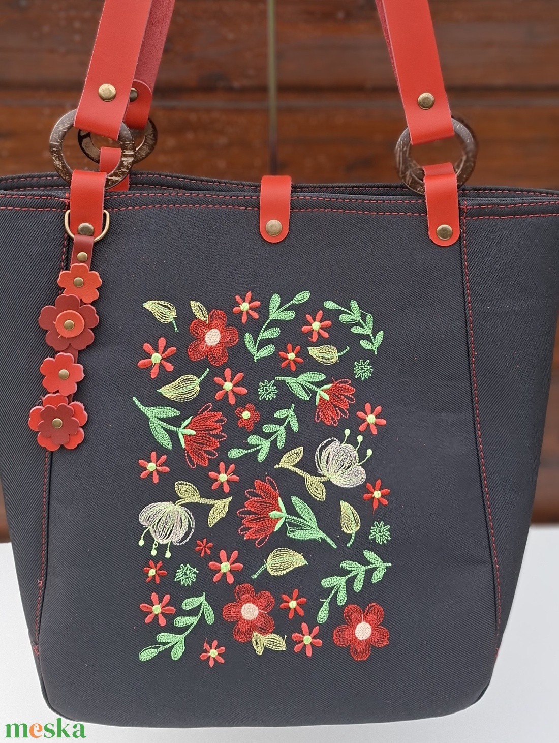 Táska.Enani shopper - táska & tok - kézitáska & válltáska - vállon átvethető táska - Meska.hu