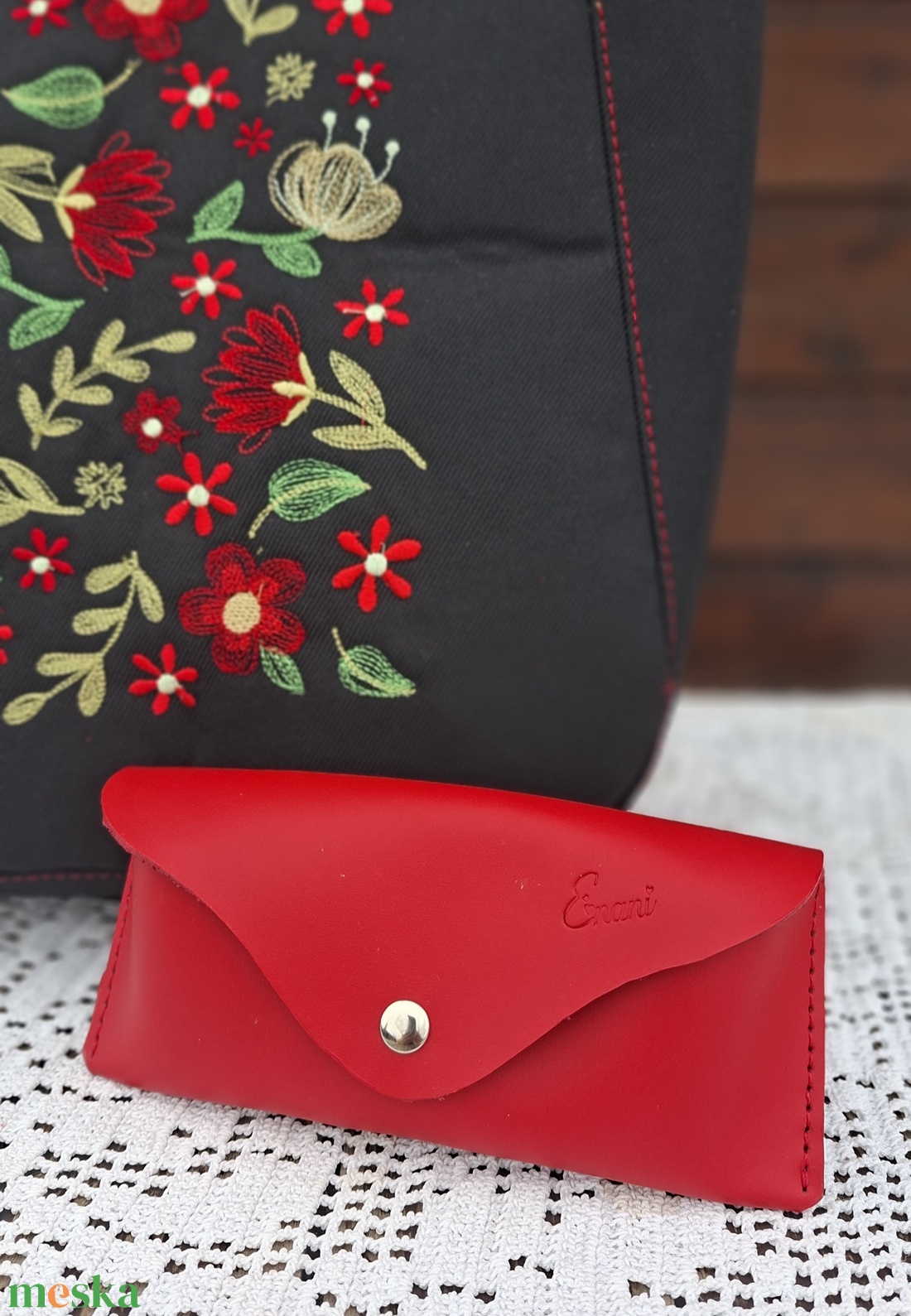 Táska.Enani shopper, ésbőr szemüvegtok - táska & tok - kézitáska & válltáska - vállon átvethető táska - Meska.hu