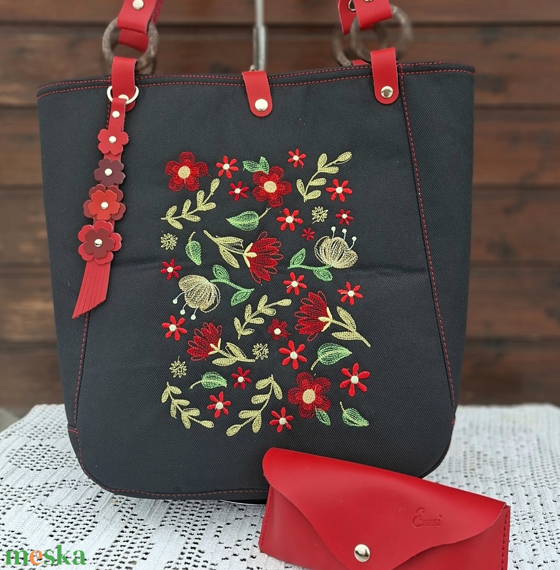 Táska.Enani shopper, ésbőr szemüvegtok - táska & tok - kézitáska & válltáska - vállon átvethető táska - Meska.hu