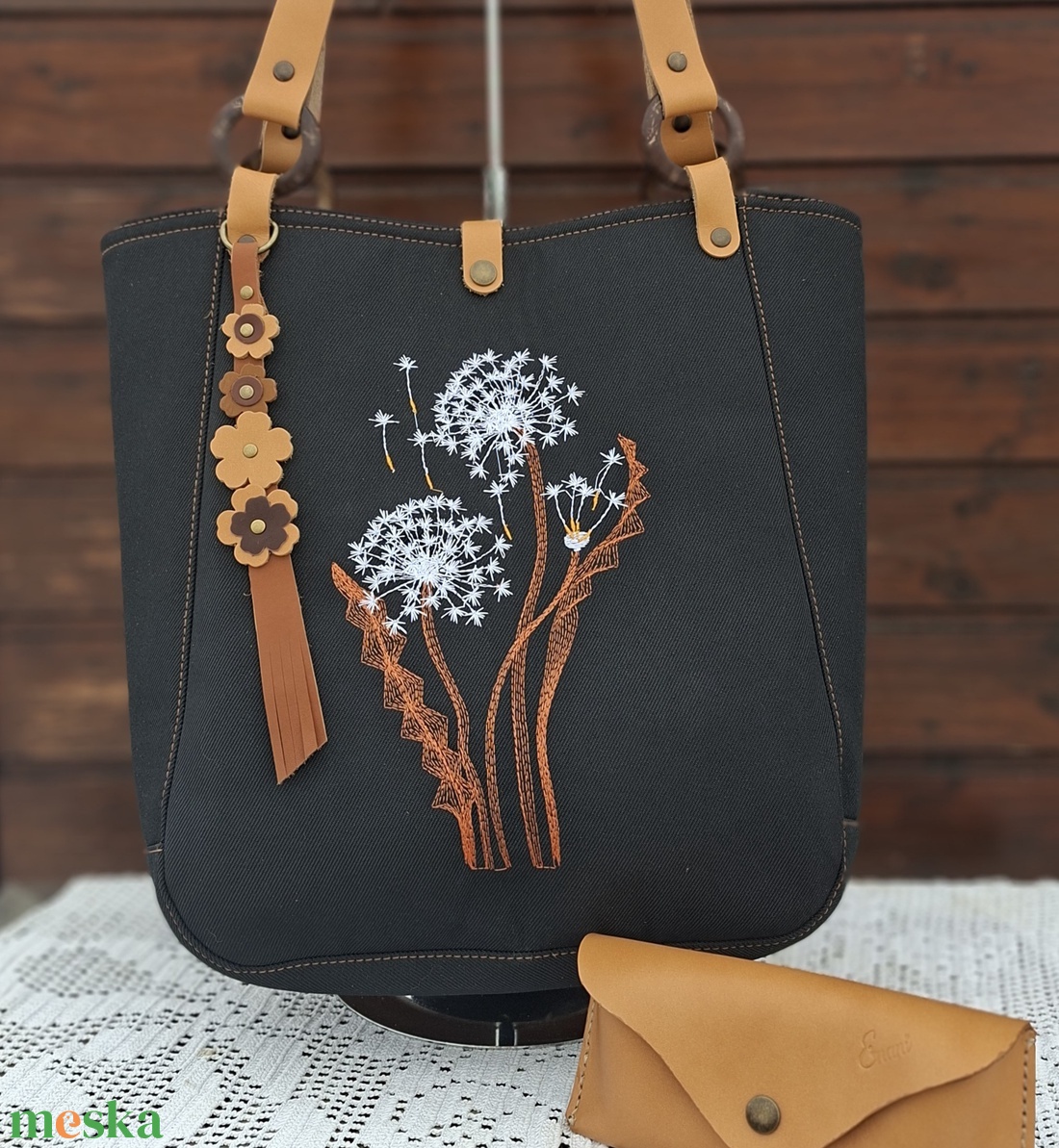 Táska.Enani shopper, ésbőr szemüvegtok - táska & tok - kézitáska & válltáska - vállon átvethető táska - Meska.hu