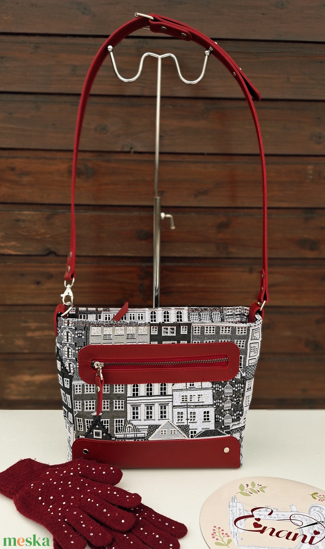 Enani táska, crossbody - táska & tok - kézitáska & válltáska - alkalmi táska - Meska.hu