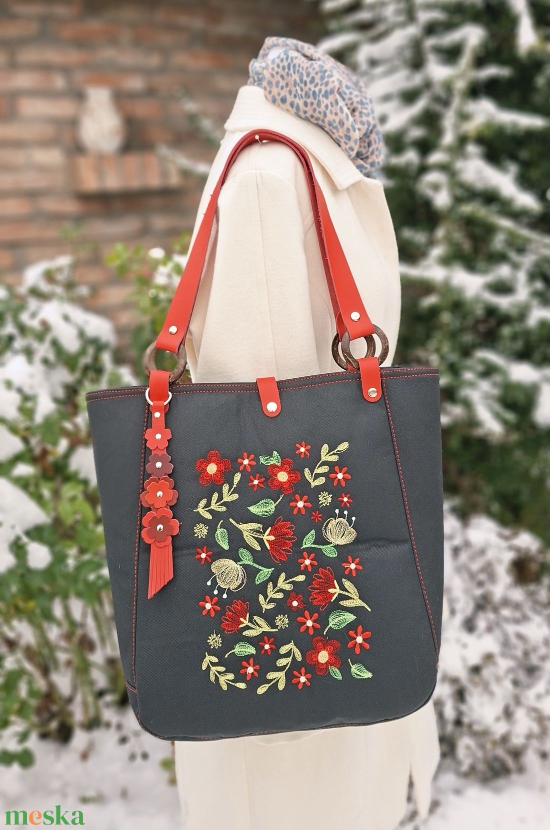 Táska.Enani shopper - táska & tok - kézitáska & válltáska - vállon átvethető táska - Meska.hu