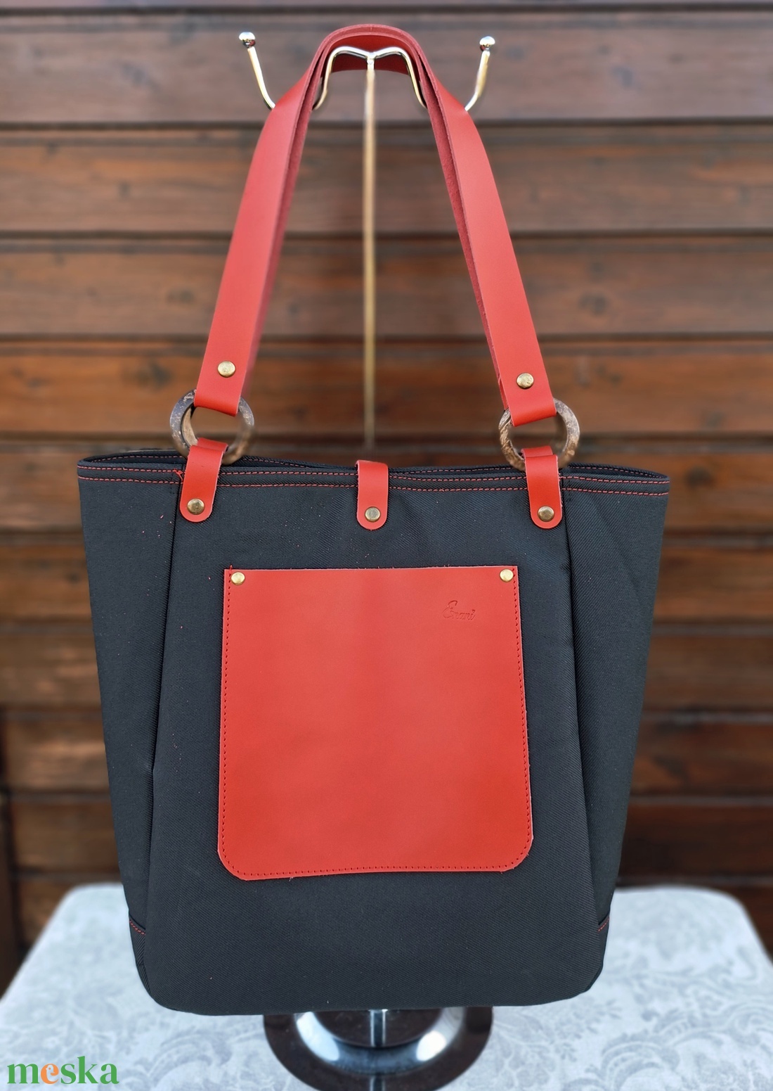 Táska.Enani shopper, nagy mméretű neszeszer, vagy laptop tartó - táska & tok - kézitáska & válltáska - vállon átvethető táska - Meska.hu