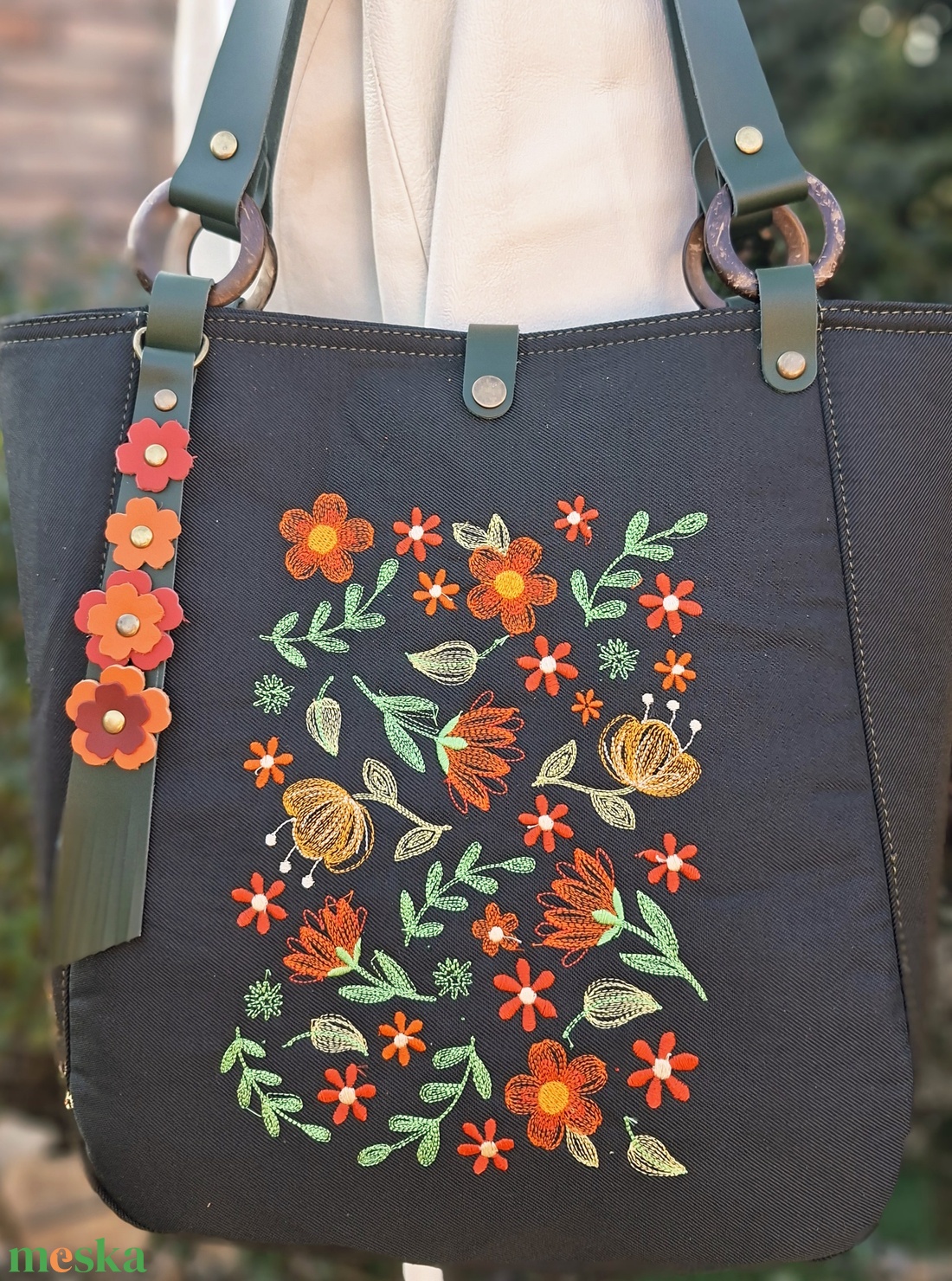 Táska.Enani shopper - táska & tok - kézitáska & válltáska - vállon átvethető táska - Meska.hu