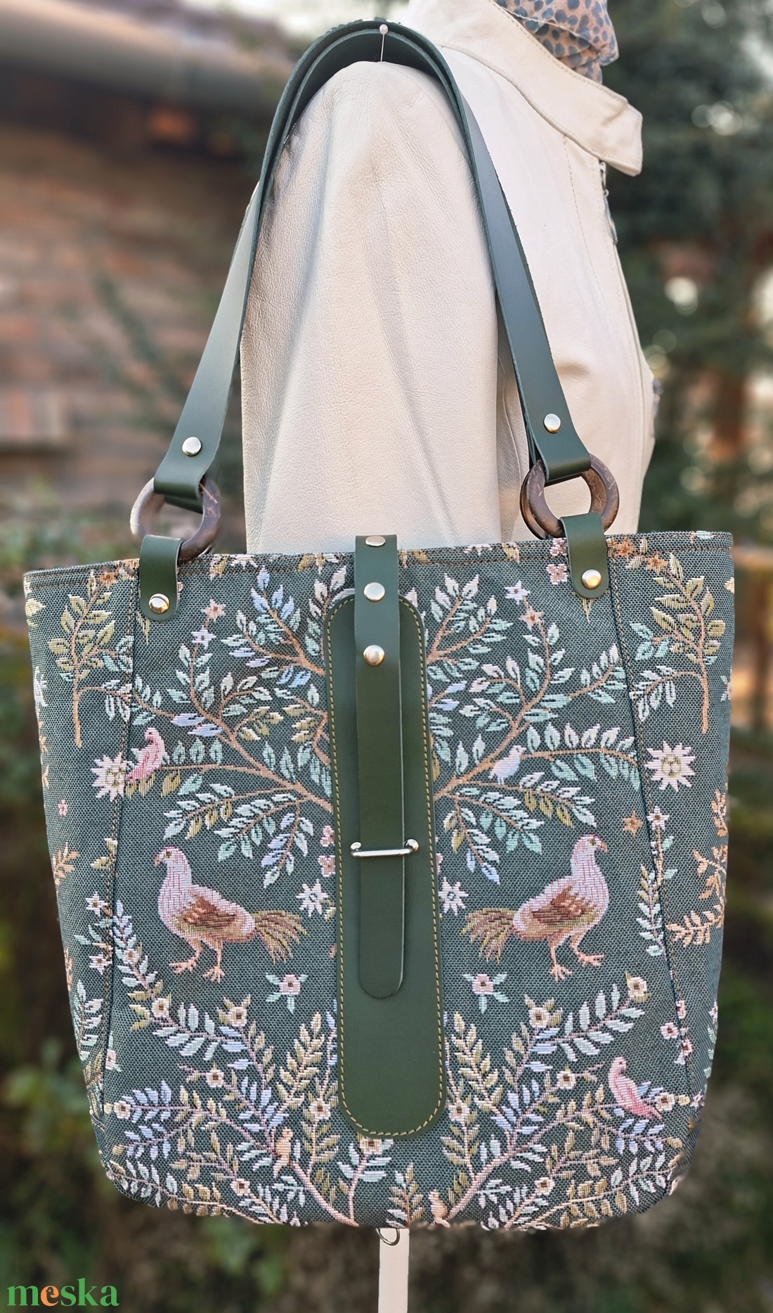 Táska.Enani shopper - táska & tok - kézitáska & válltáska - vállon átvethető táska - Meska.hu