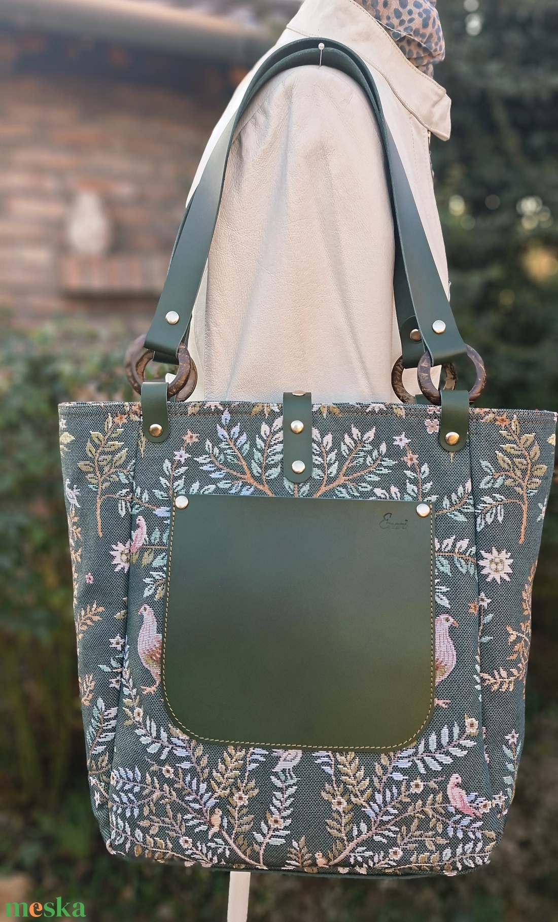 Táska.Enani shopper - táska & tok - kézitáska & válltáska - vállon átvethető táska - Meska.hu