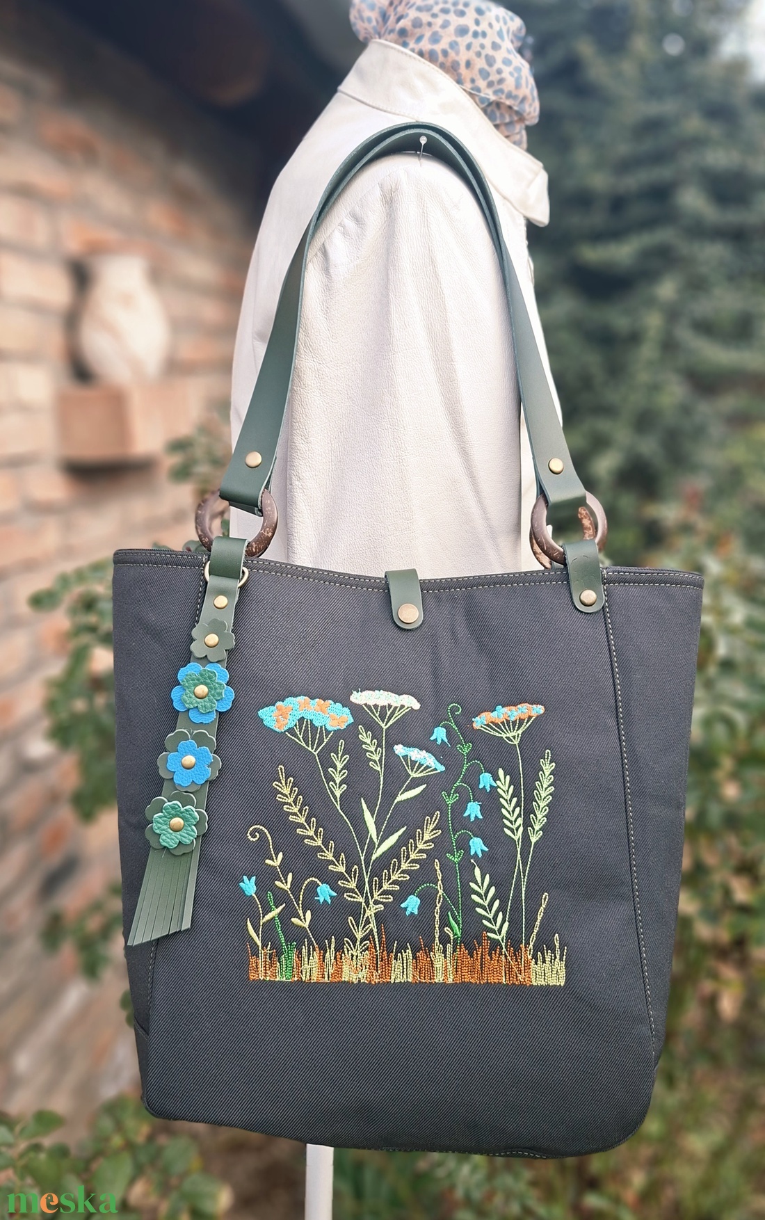 Táska.Enani shopper - táska & tok - kézitáska & válltáska - vállon átvethető táska - Meska.hu