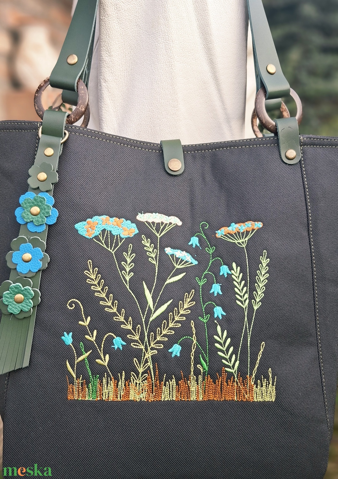 Táska.Enani shopper - táska & tok - kézitáska & válltáska - vállon átvethető táska - Meska.hu