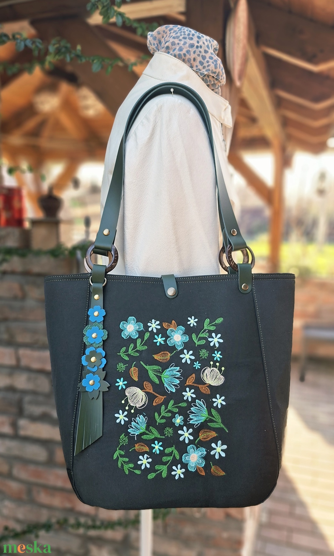 Táska.Enani shopper - táska & tok - kézitáska & válltáska - vállon átvethető táska - Meska.hu