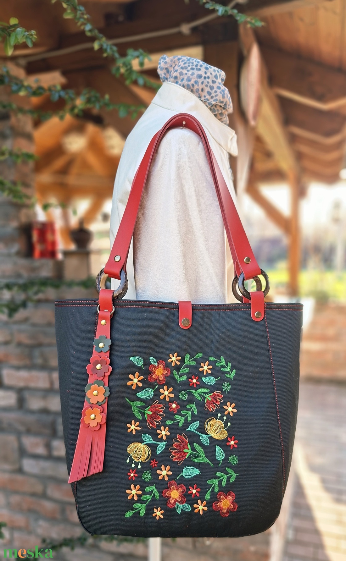 Enani shopper, óriás neszeszer, vagy laptoptartó és bőr szemüvegtok ajándék szett - táska & tok - kézitáska & válltáska - vállon átvethető táska - Meska.hu