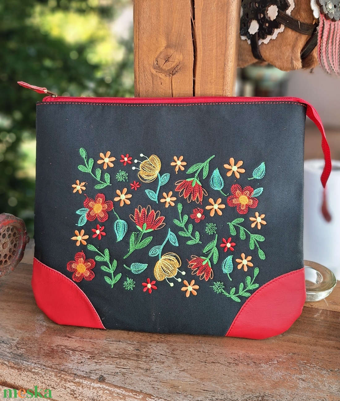 Enani shopper, óriás neszeszer, vagy laptoptartó és bőr szemüvegtok ajándék szett - táska & tok - kézitáska & válltáska - vállon átvethető táska - Meska.hu