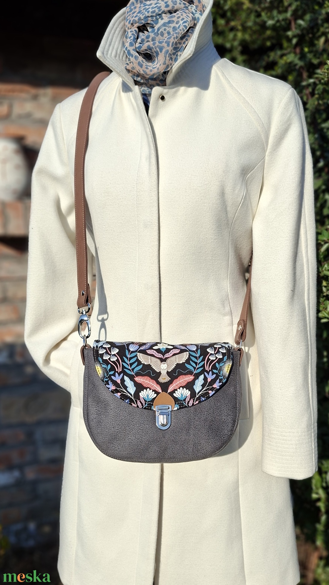 Crossbody, Enani táska, vállon átvethető kistáska. - táska & tok - kézitáska & válltáska - vállon átvethető táska - Meska.hu