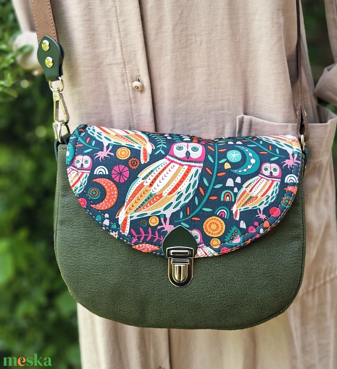 Crossbody, Enani táska, vállon átvethető kistáska. - táska & tok - kézitáska & válltáska - vállon átvethető táska - Meska.hu