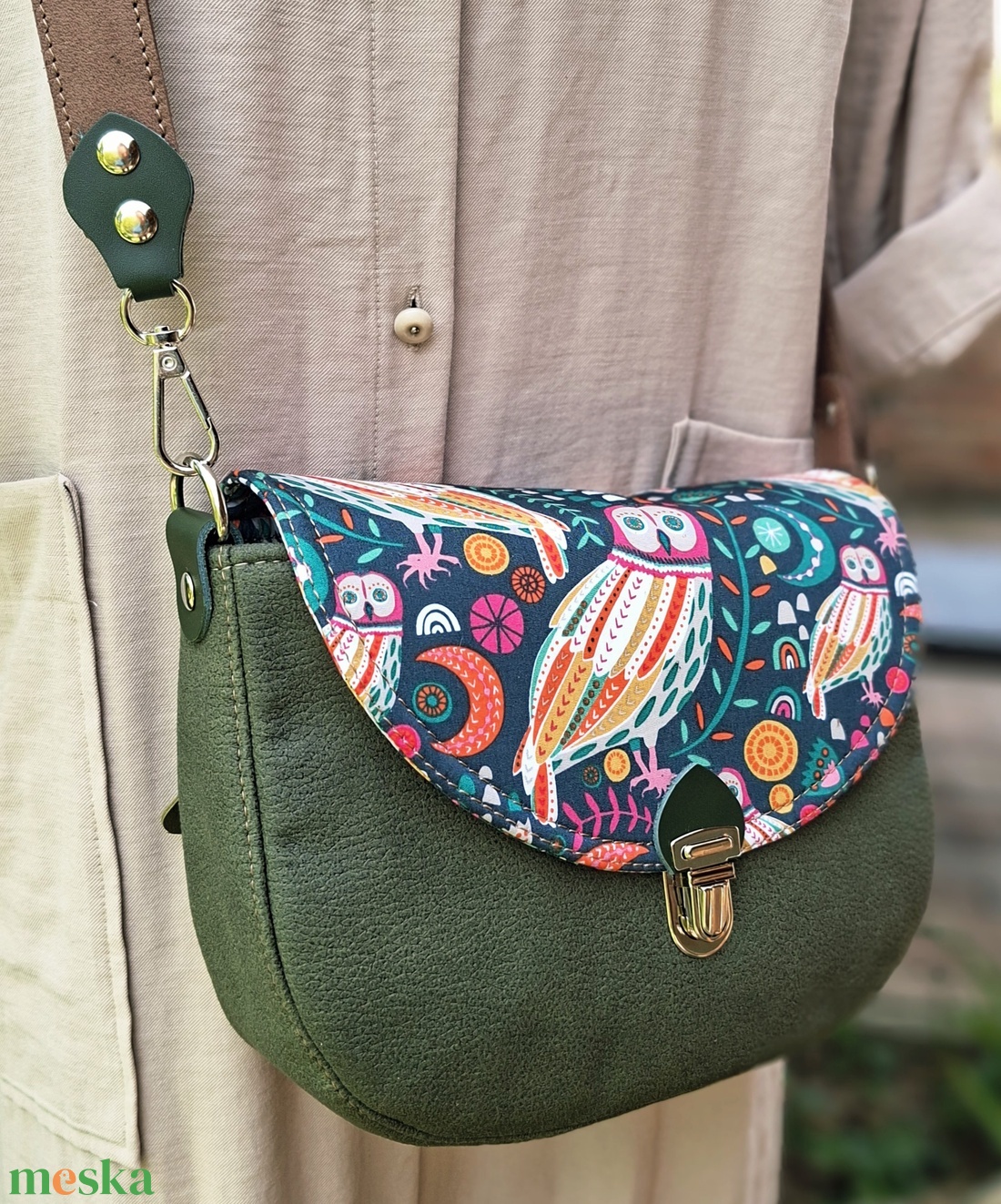 Crossbody, Enani táska, vállon átvethető kistáska. - táska & tok - kézitáska & válltáska - vállon átvethető táska - Meska.hu