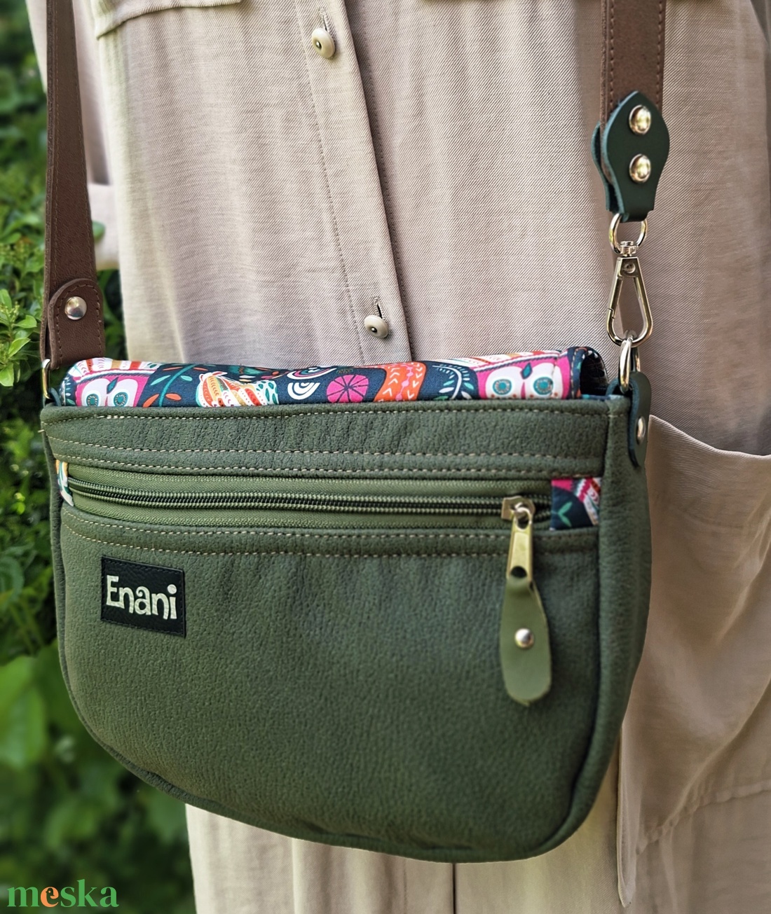 Crossbody, Enani táska, vállon átvethető kistáska. - táska & tok - kézitáska & válltáska - vállon átvethető táska - Meska.hu