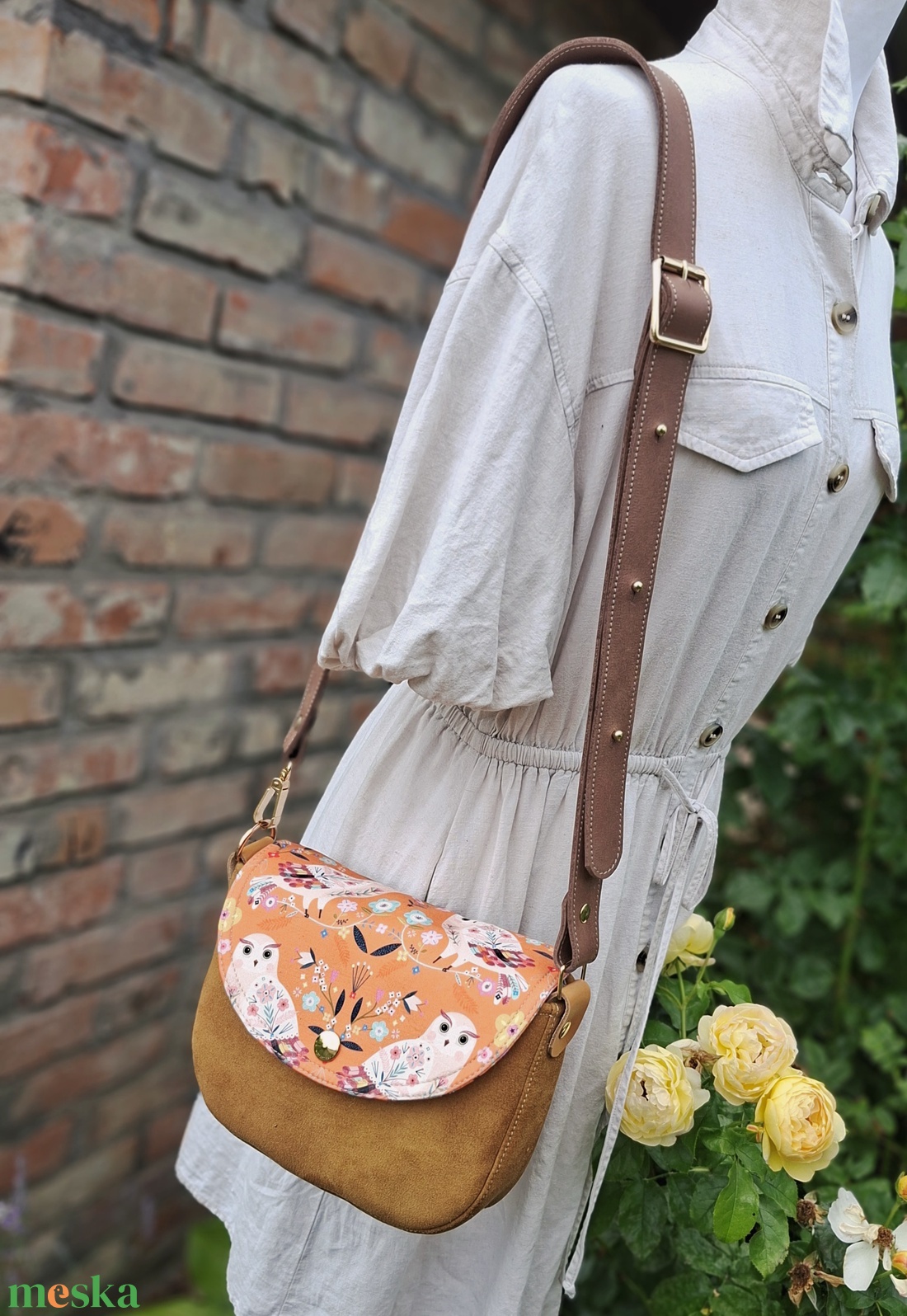 Crossbody, Enani táska, vállon átvethető kistáska. - táska & tok - kézitáska & válltáska - vállon átvethető táska - Meska.hu