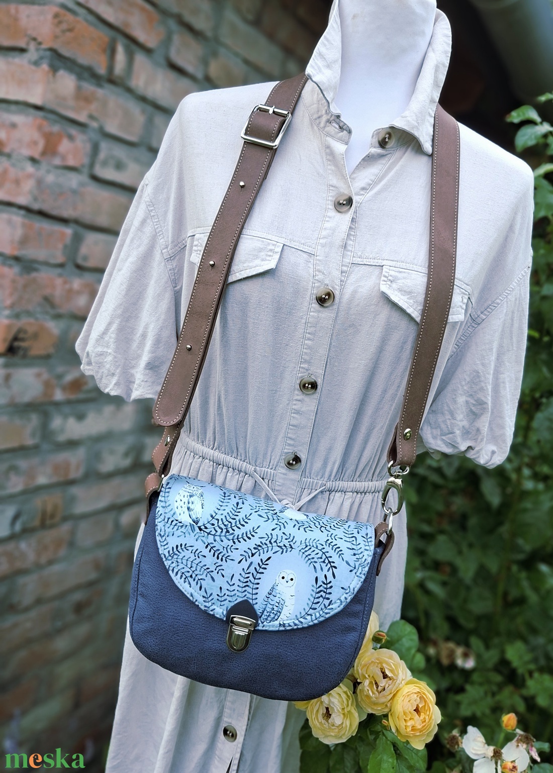 Crossbody, Enani táska, vállon átvethető kistáska. - táska & tok - kézitáska & válltáska - vállon átvethető táska - Meska.hu