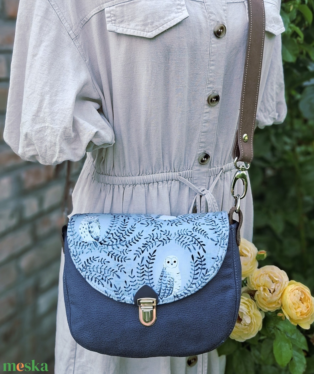 Crossbody, Enani táska, vállon átvethető kistáska. - táska & tok - kézitáska & válltáska - vállon átvethető táska - Meska.hu