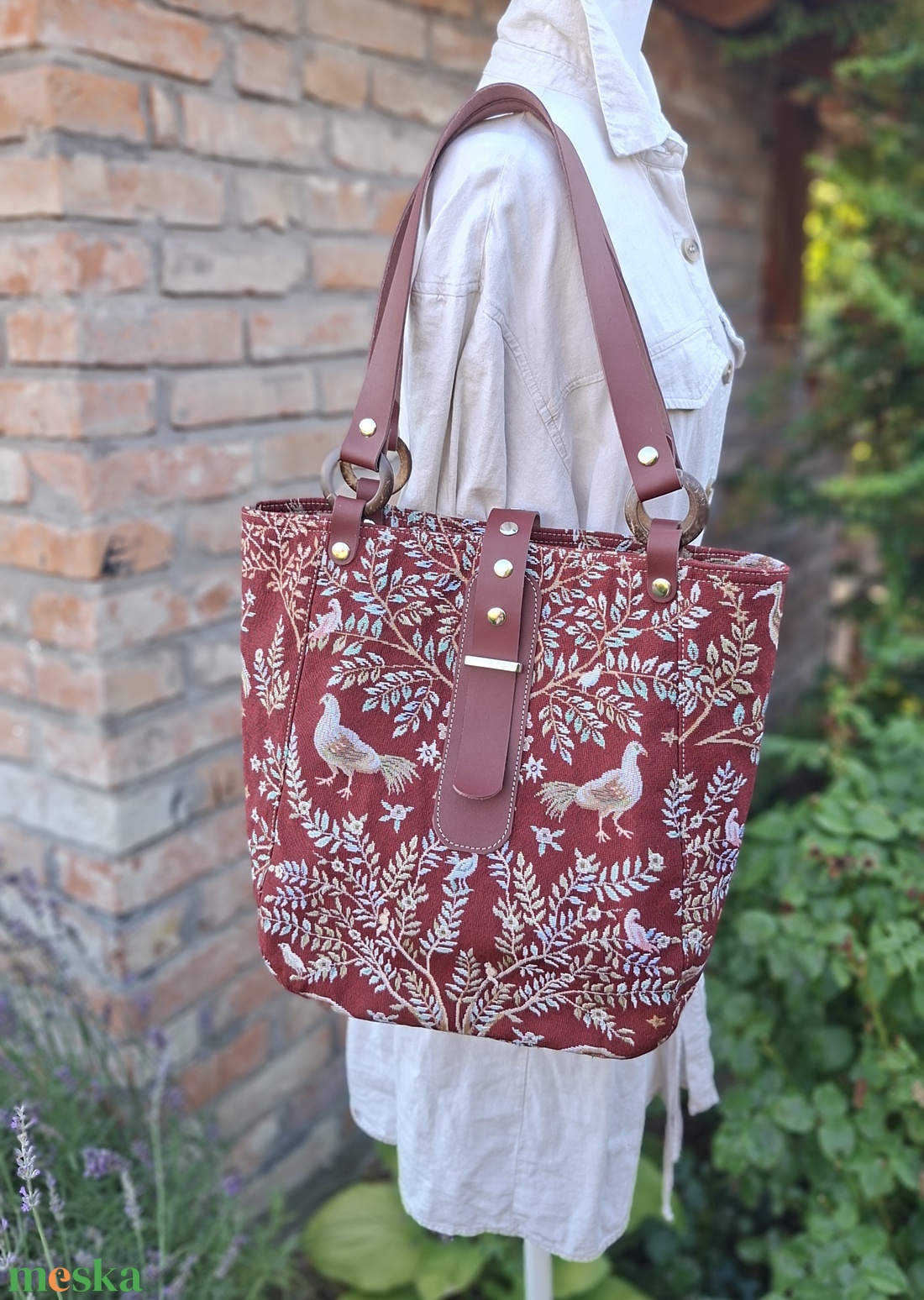 Táska.Enani shopper - táska & tok - kézitáska & válltáska - vállon átvethető táska - Meska.hu