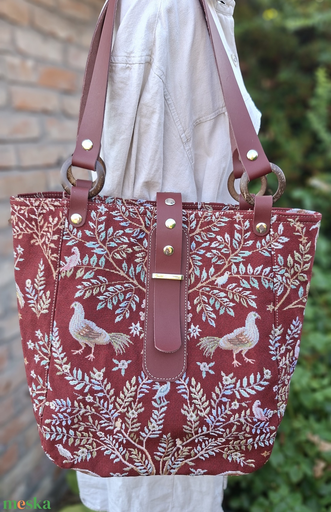 Táska.Enani shopper - táska & tok - kézitáska & válltáska - vállon átvethető táska - Meska.hu