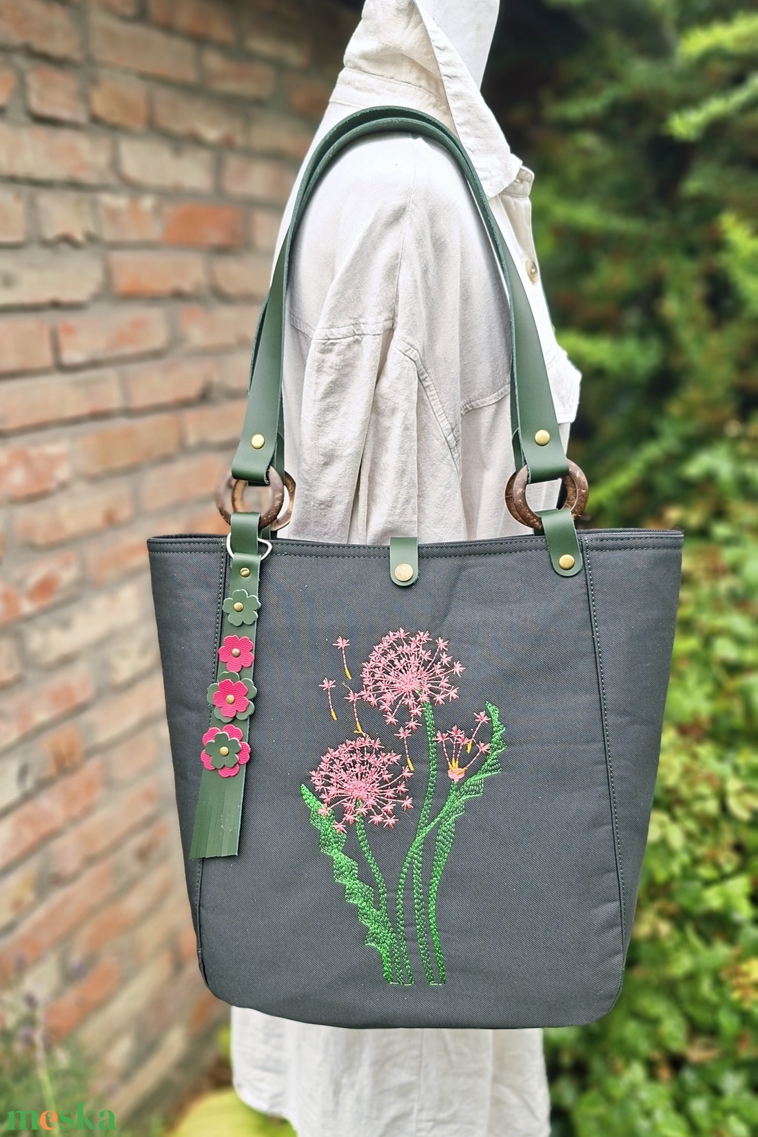 Táska.Enani shopper - táska & tok - kézitáska & válltáska - vállon átvethető táska - Meska.hu