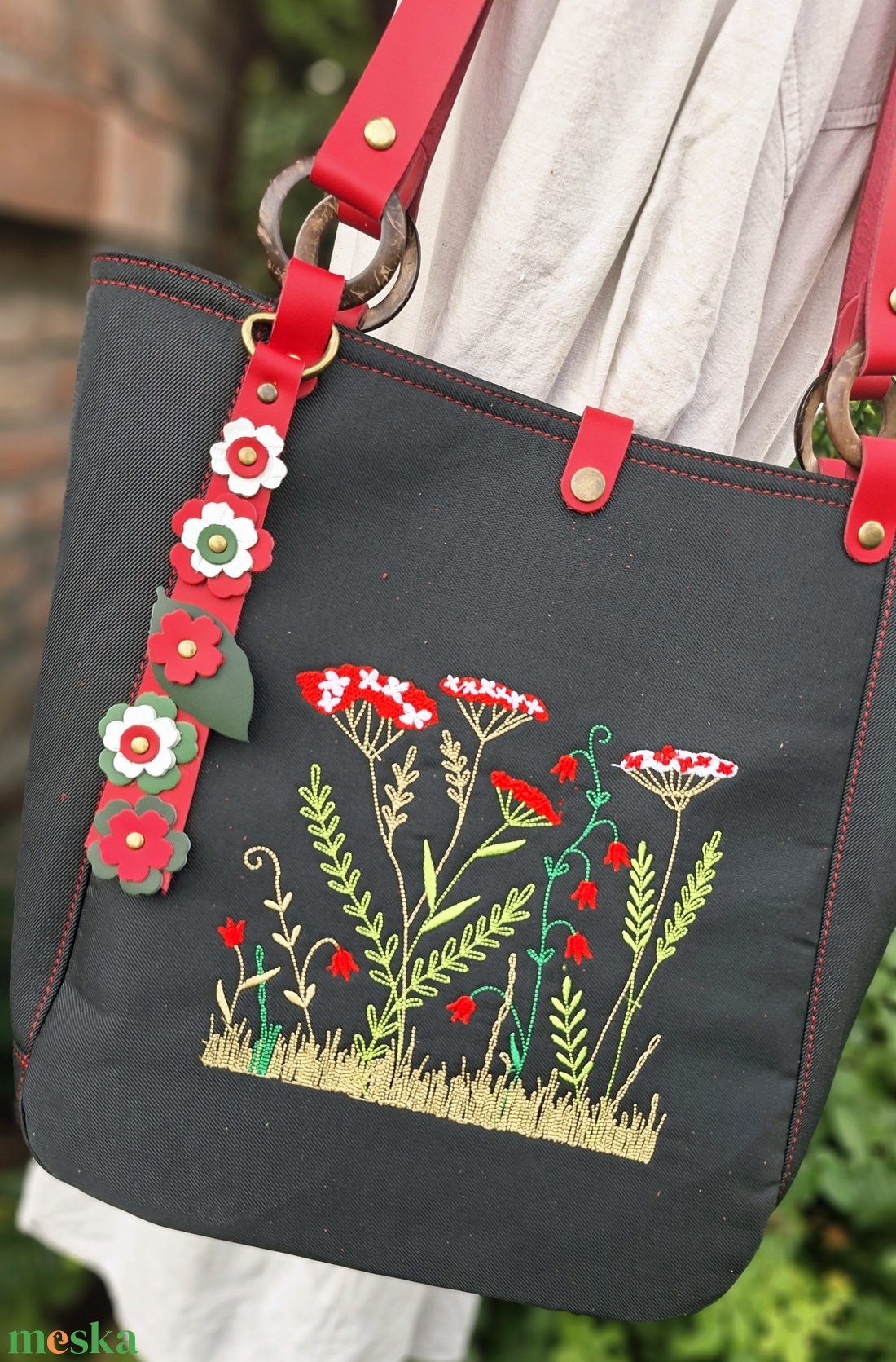 Táska.Enani shopper - táska & tok - kézitáska & válltáska - vállon átvethető táska - Meska.hu