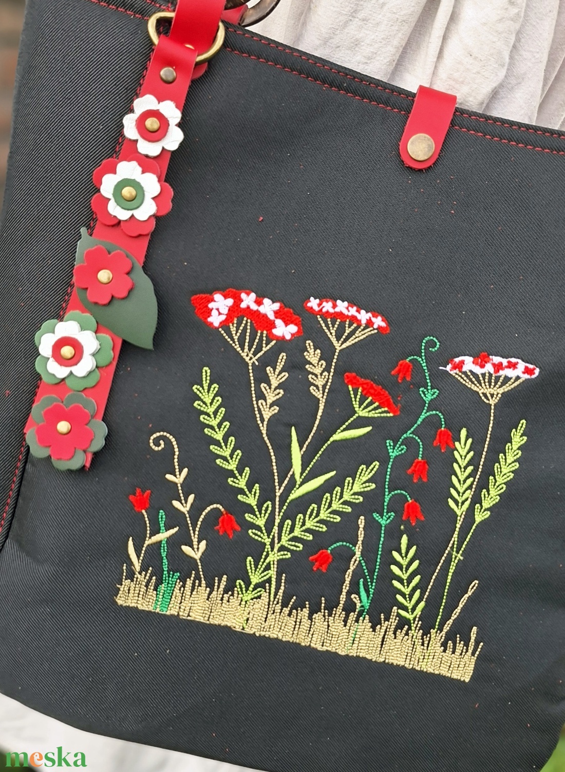 Táska.Enani shopper - táska & tok - kézitáska & válltáska - vállon átvethető táska - Meska.hu