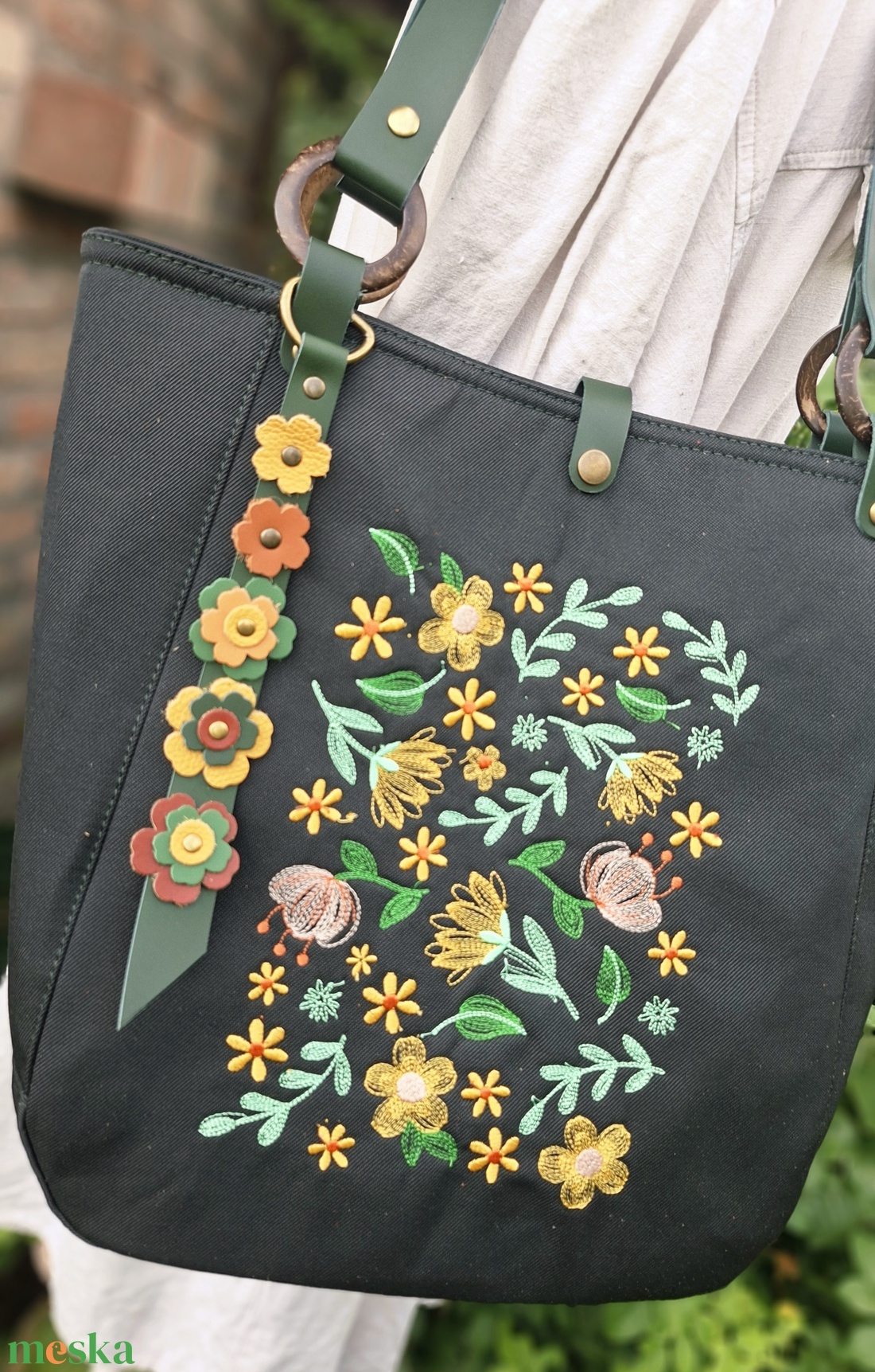 Táska.Enani shopper - táska & tok - kézitáska & válltáska - vállon átvethető táska - Meska.hu