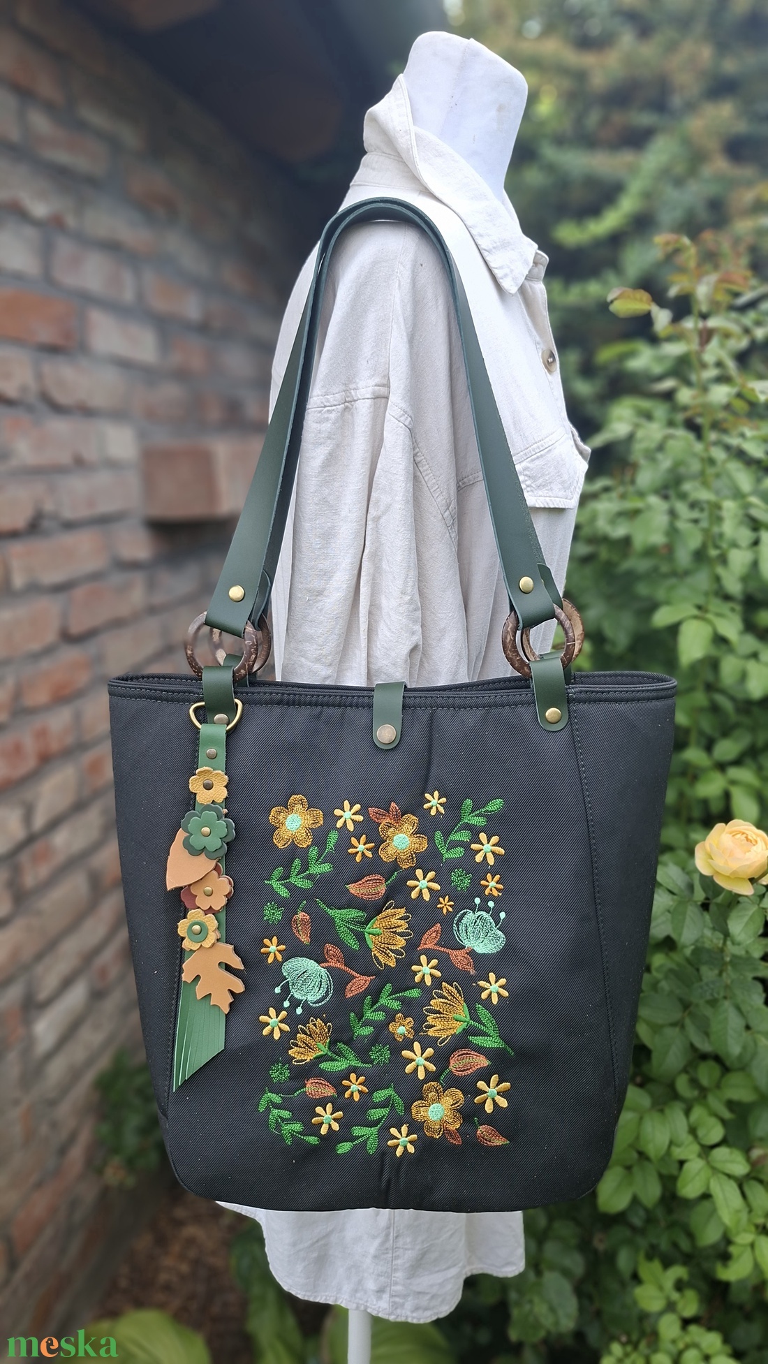 Táska.Enani shopper - táska & tok - kézitáska & válltáska - vállon átvethető táska - Meska.hu