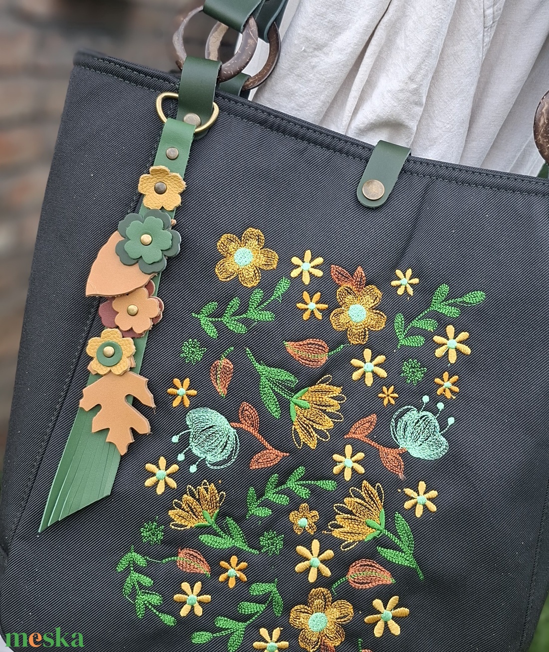 Táska.Enani shopper - táska & tok - kézitáska & válltáska - vállon átvethető táska - Meska.hu